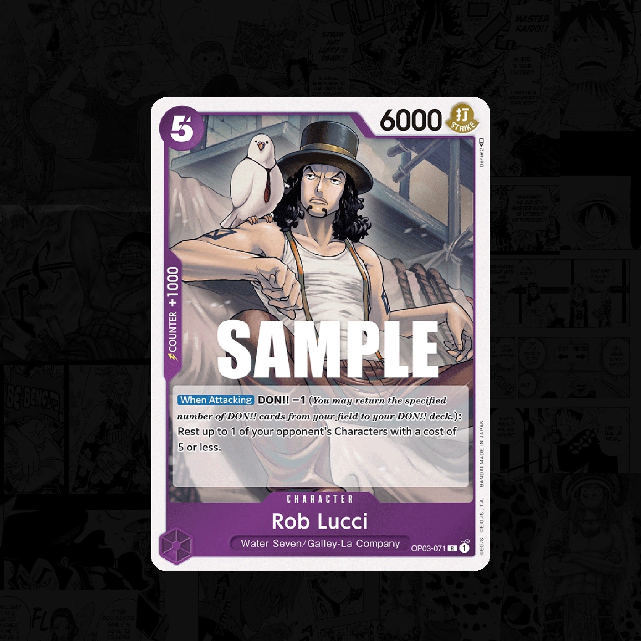 ONE PIECE Rob Lucci - Water Seven/Galley-La Company