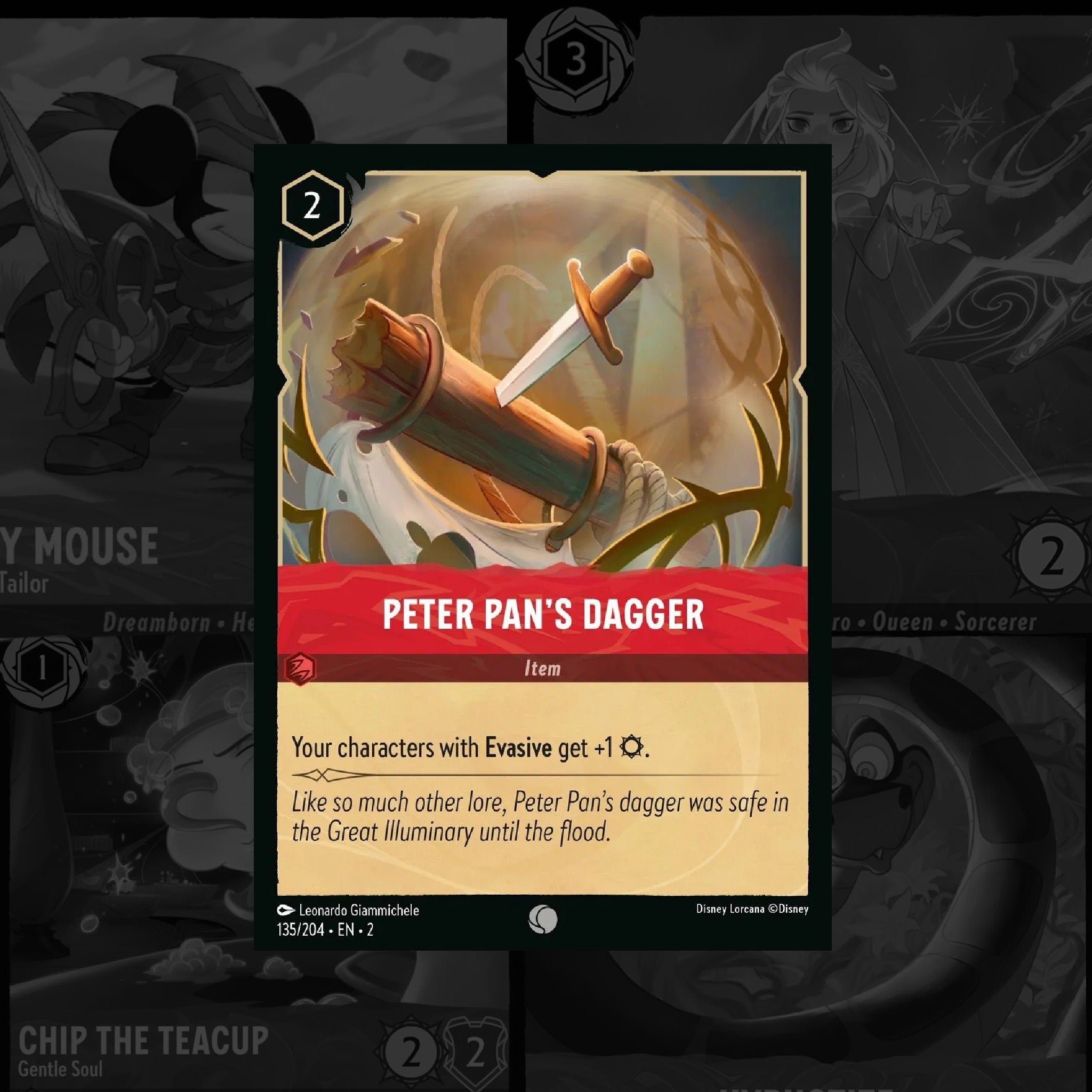 LORCANA Peter Pan’s Dagger