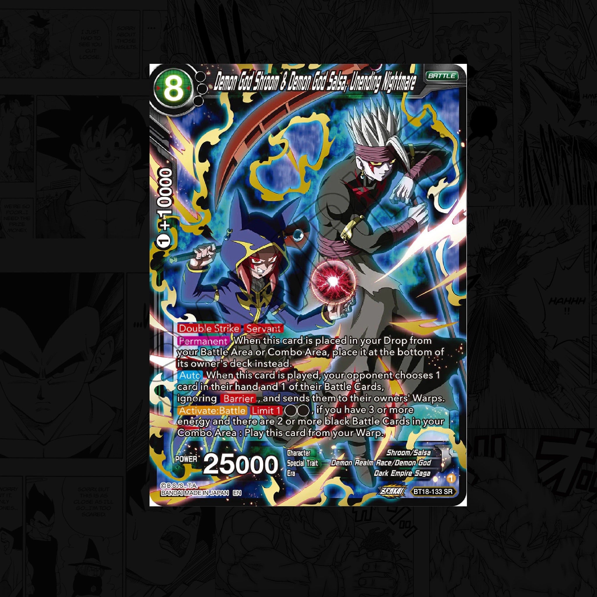 DRAGON BALL SUPER Demon God Shroom & Demon God Salsa, Unending Nightmare