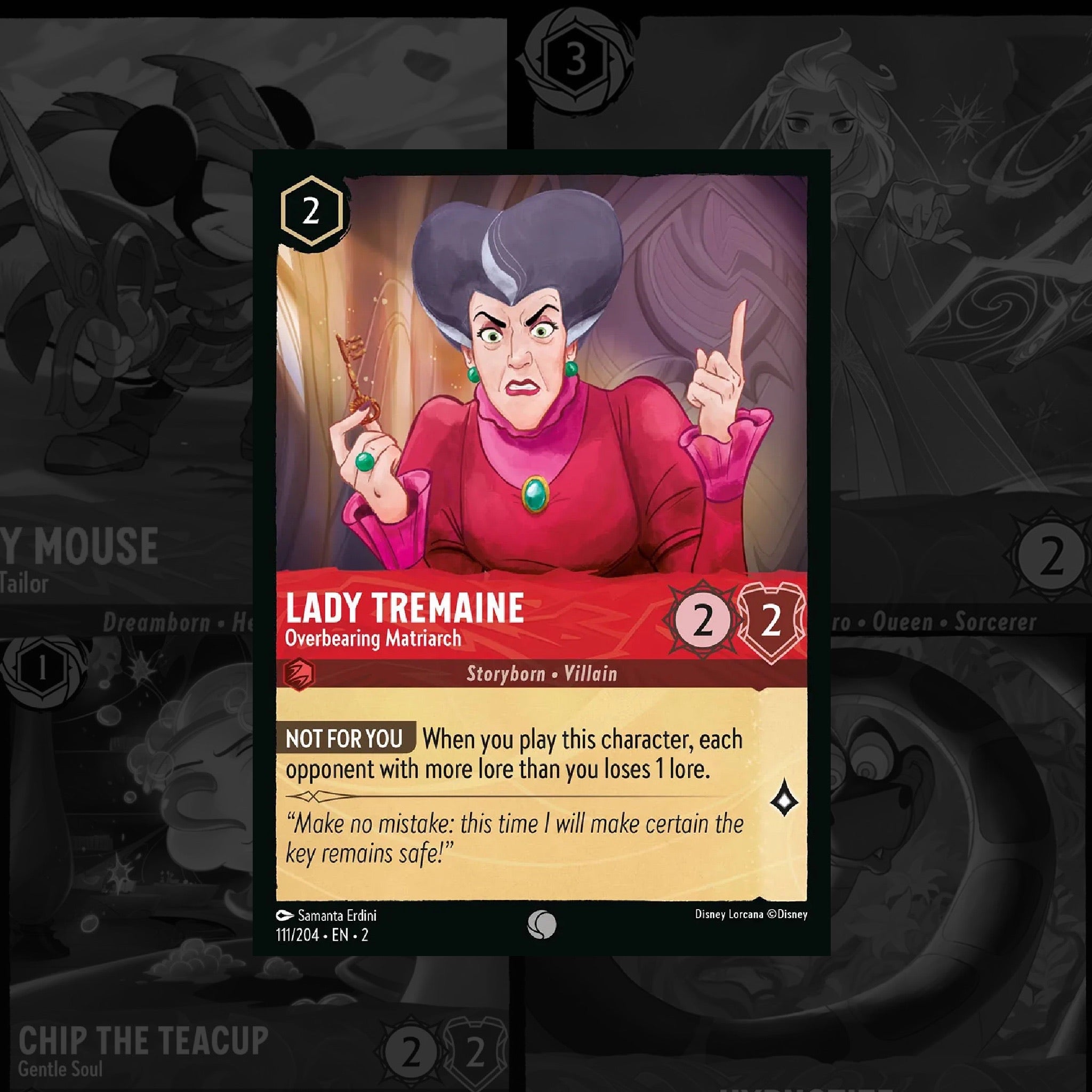 LORCANA Lady Tremaine - Overbearing Matriarch