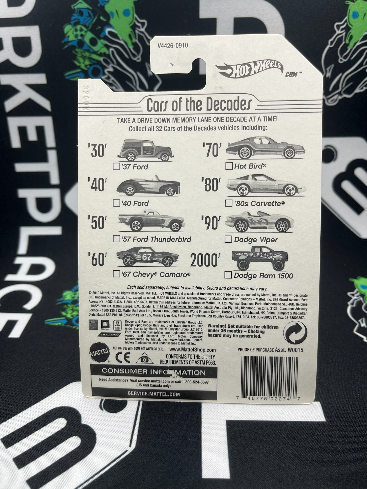 HOT WHEELS ‘67 Chevy Camaro