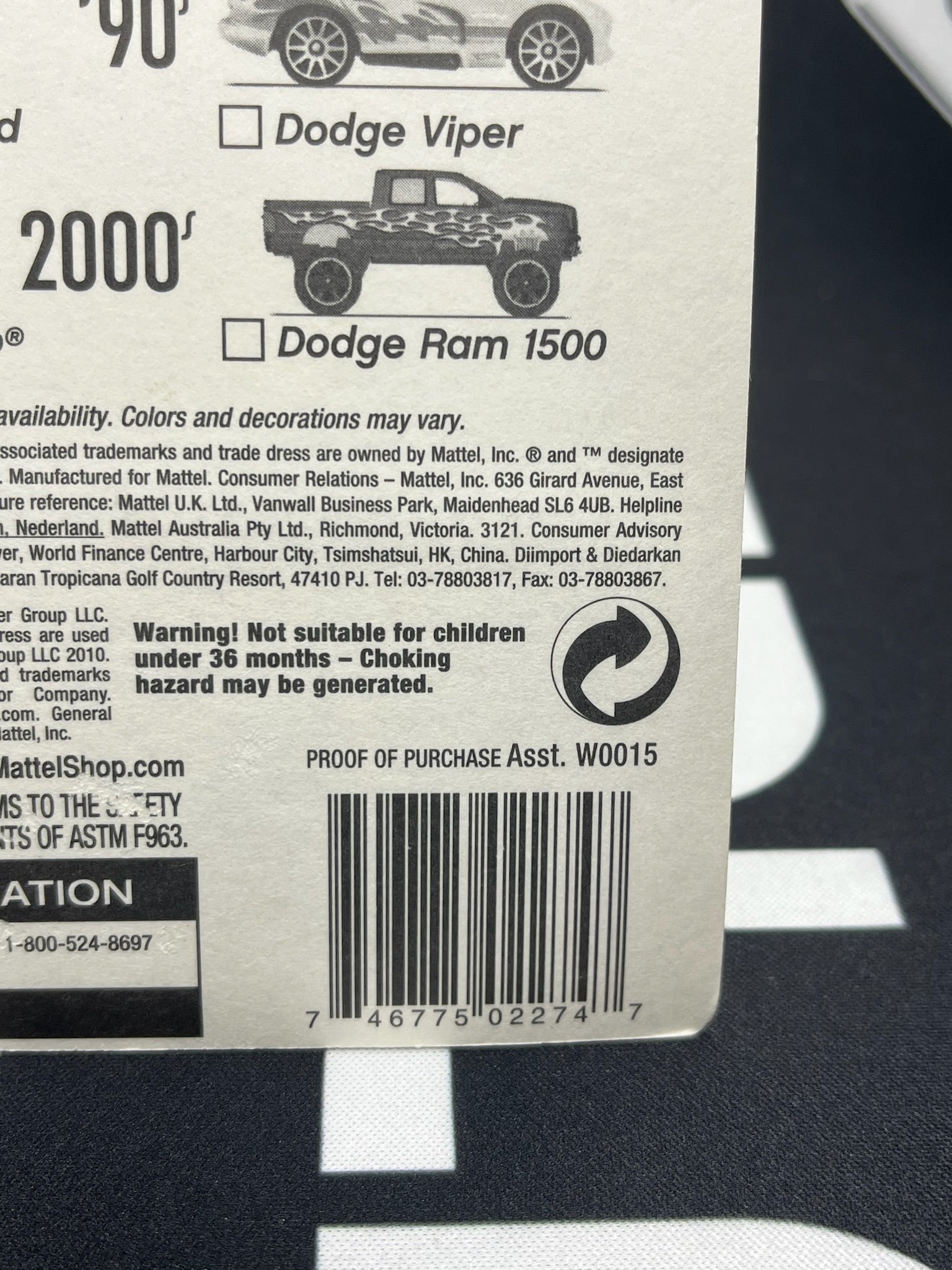 HOT WHEELS ‘67 Chevy Camaro