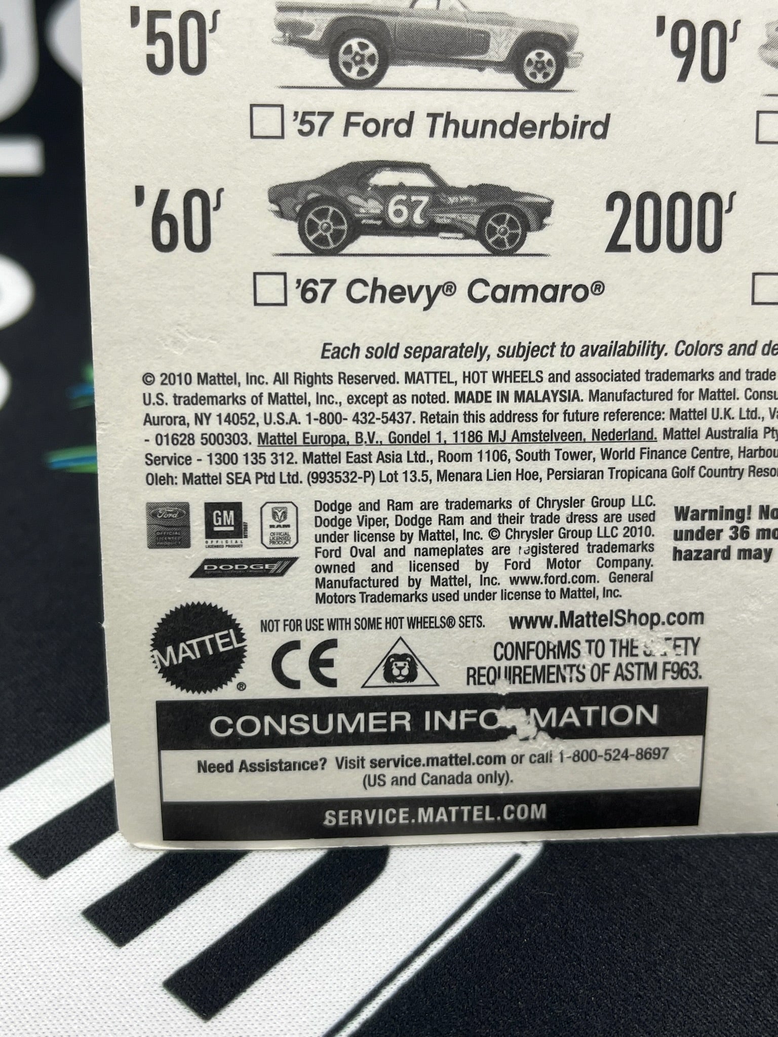 HOT WHEELS ‘67 Chevy Camaro