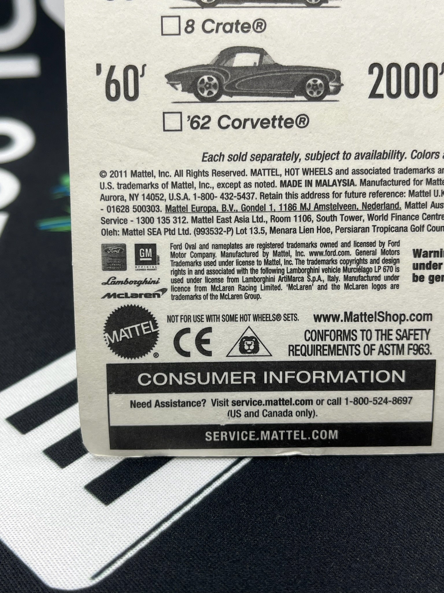 HOT WHEELS 8 Crate - The 50’s Cars of the Decades