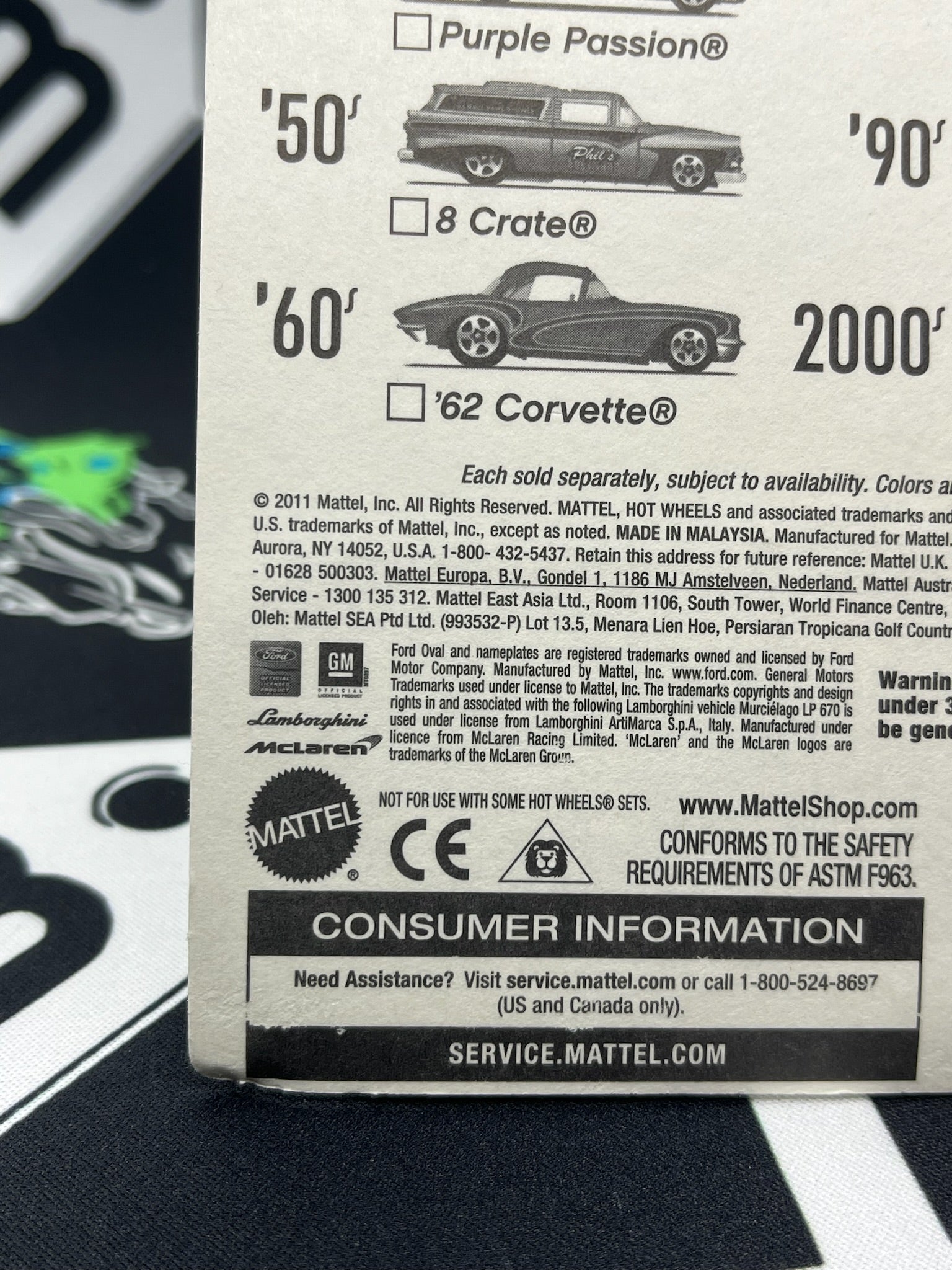 HOT WHEELS Purple Passion - Cars of the Decades