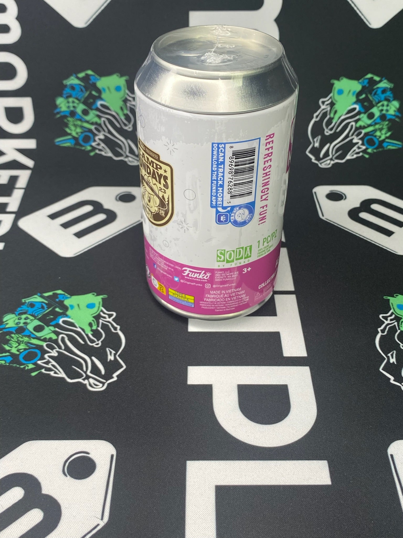 SODA Freddy Funko as Batman - Rainbow Suit (Camp Fundays)