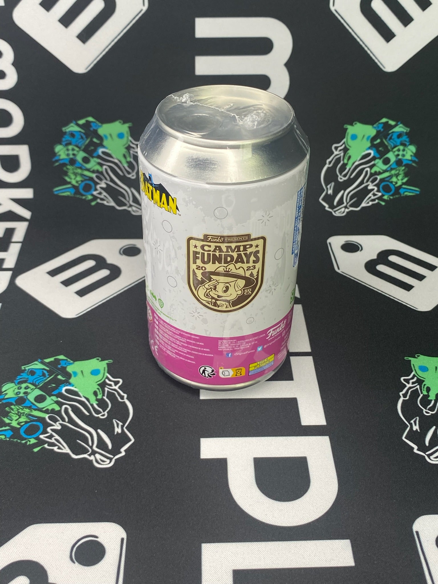 SODA Freddy Funko as Batman - Rainbow Suit (Camp Fundays)