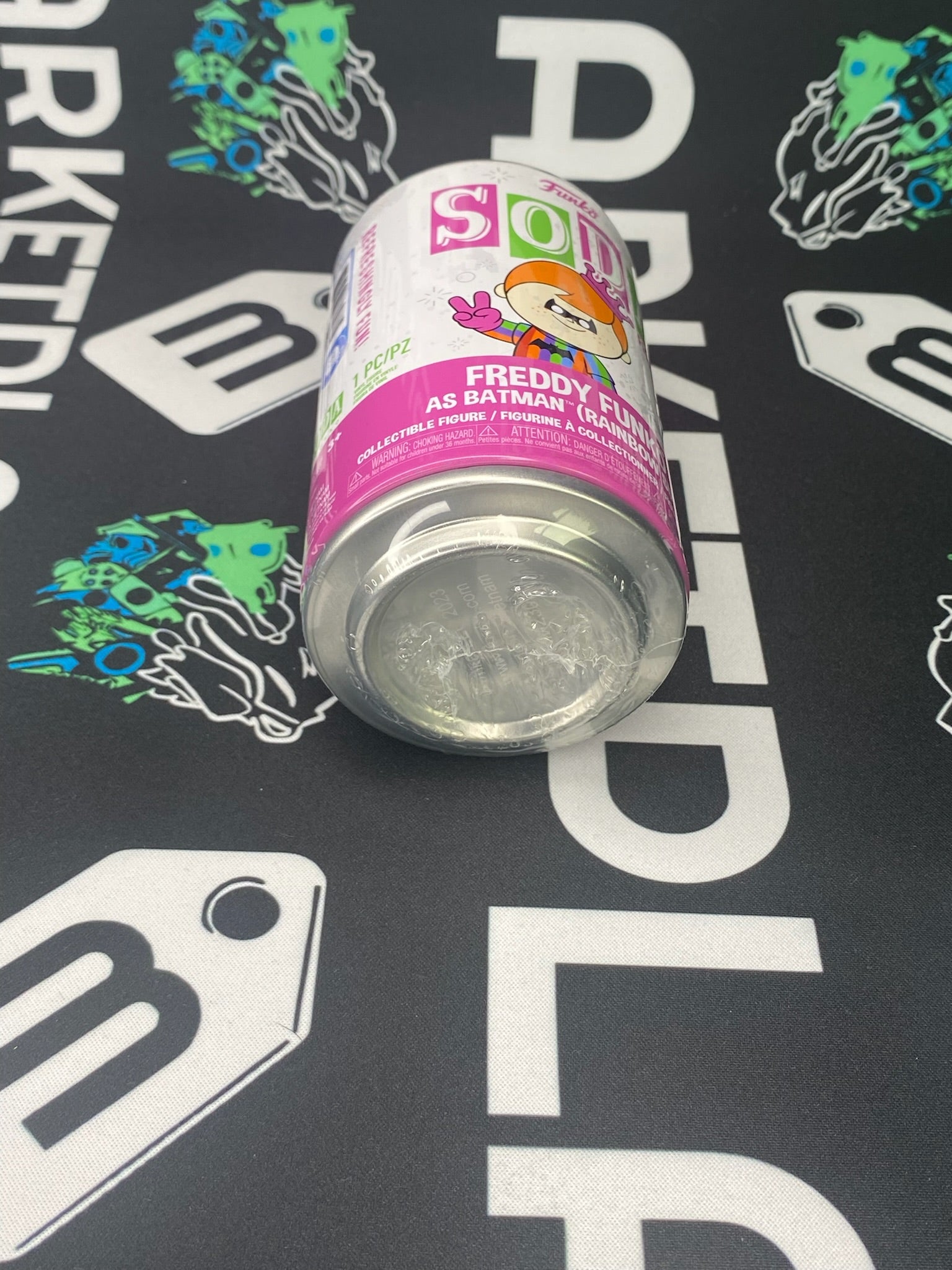 SODA Freddy Funko as Batman - Rainbow Suit (Camp Fundays)