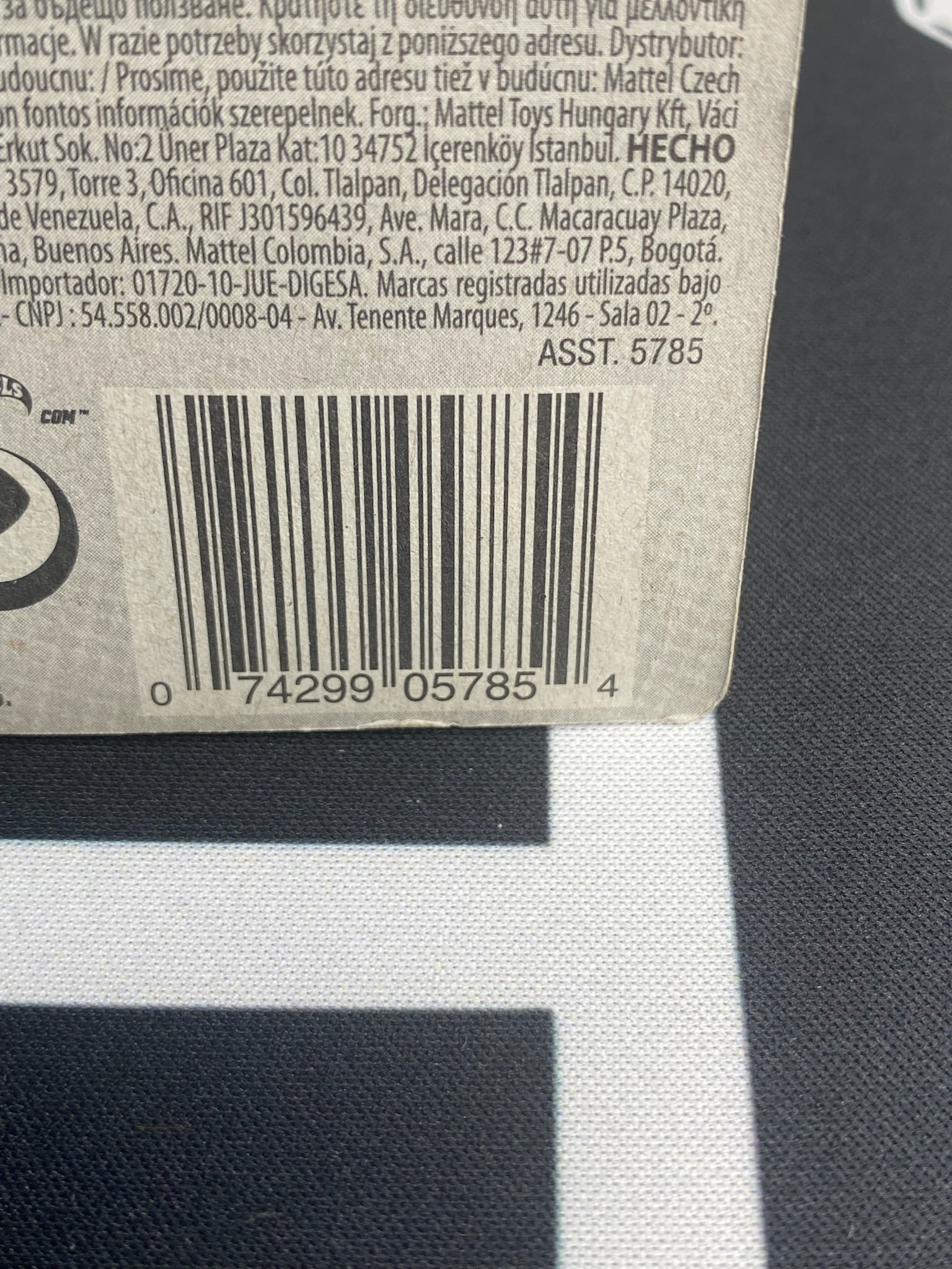 HOT WHEELS Ferrari California - Short Card