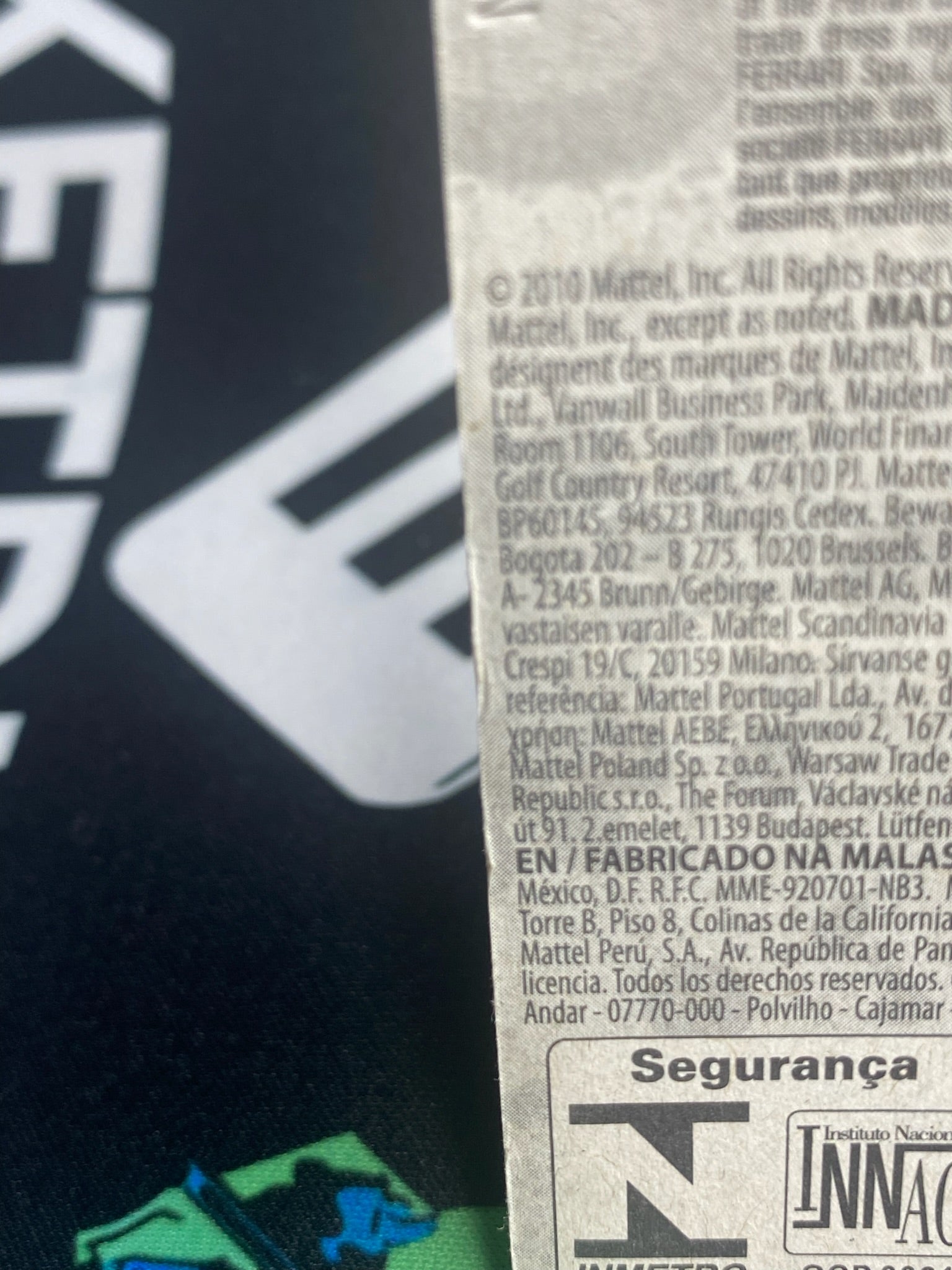 HOT WHEELS Ferrari California - Short Card