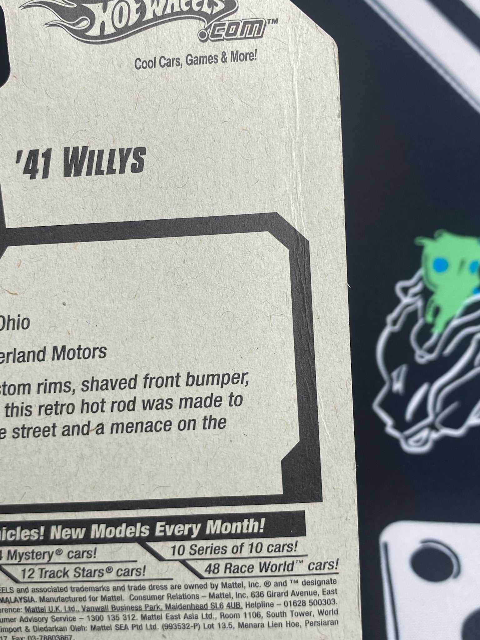 HOT WHEELS ‘41 Willys - Yellow