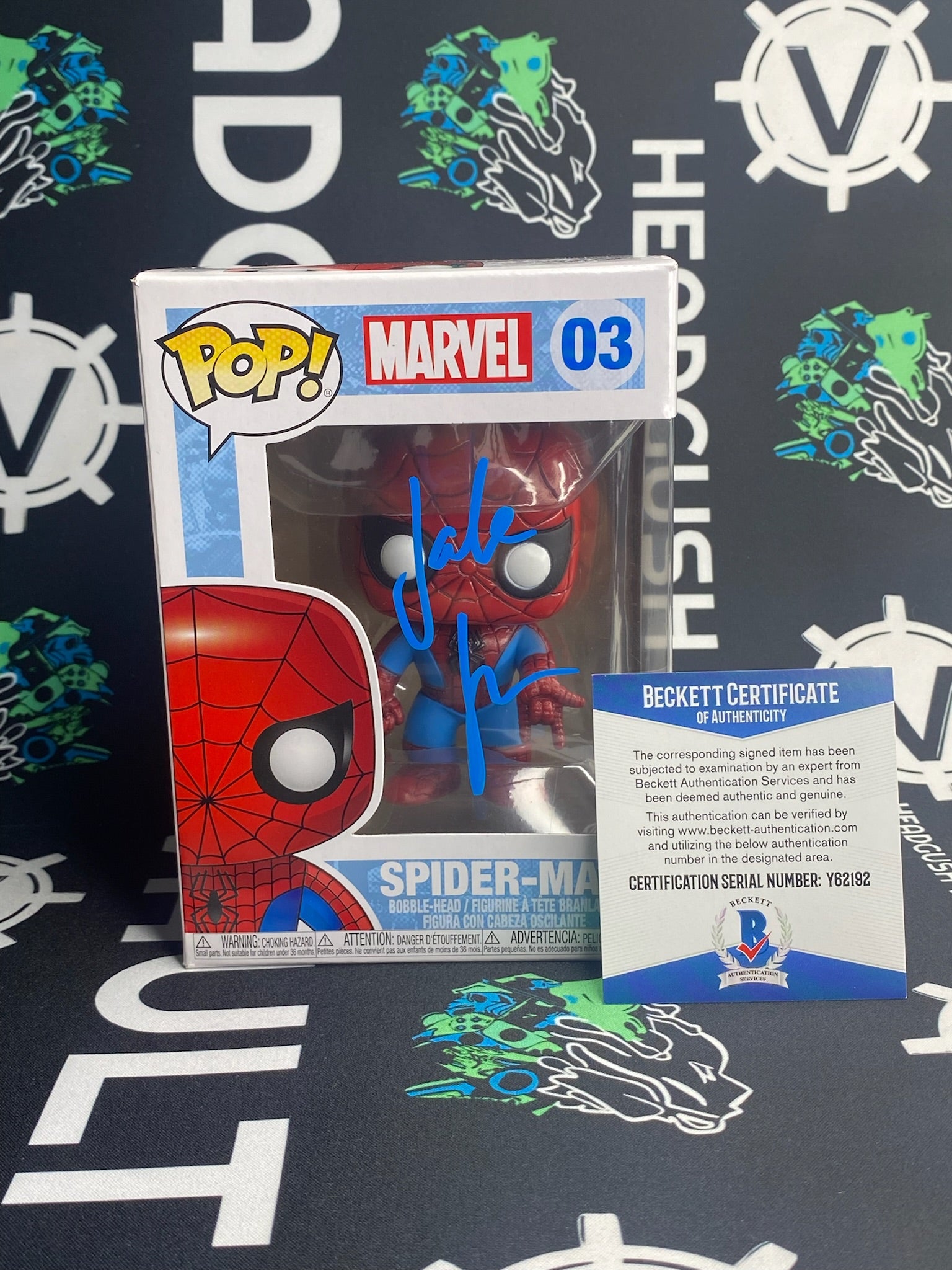 Signed POP Spider-Man