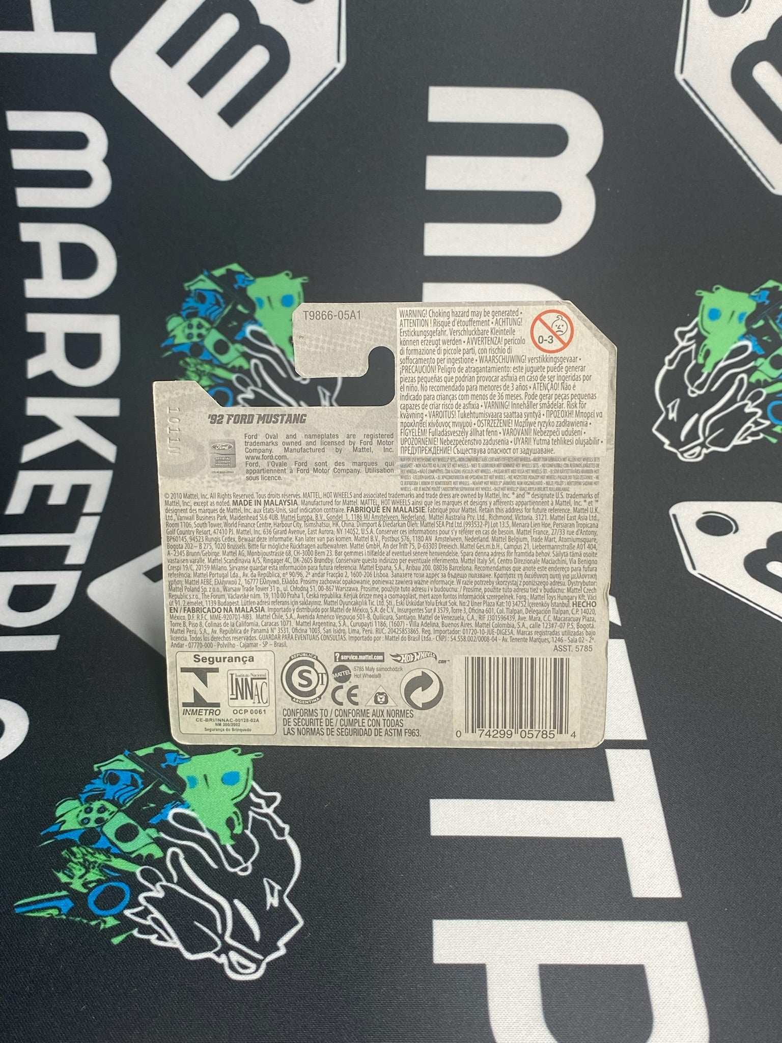 HOT WHEELS ‘92 Ford Mustang - Short Card