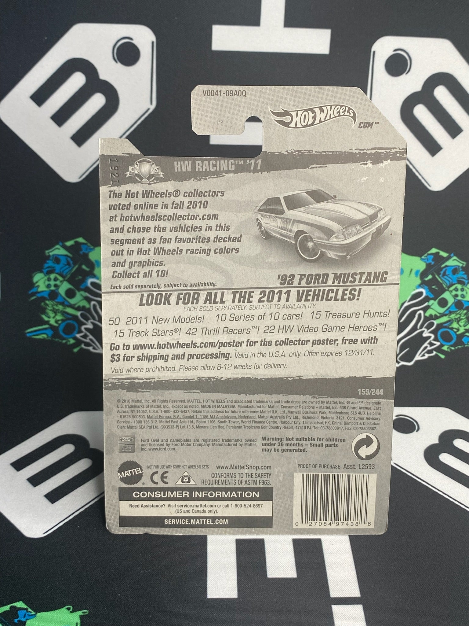 HOT WHEELS ‘92 Ford Mustang