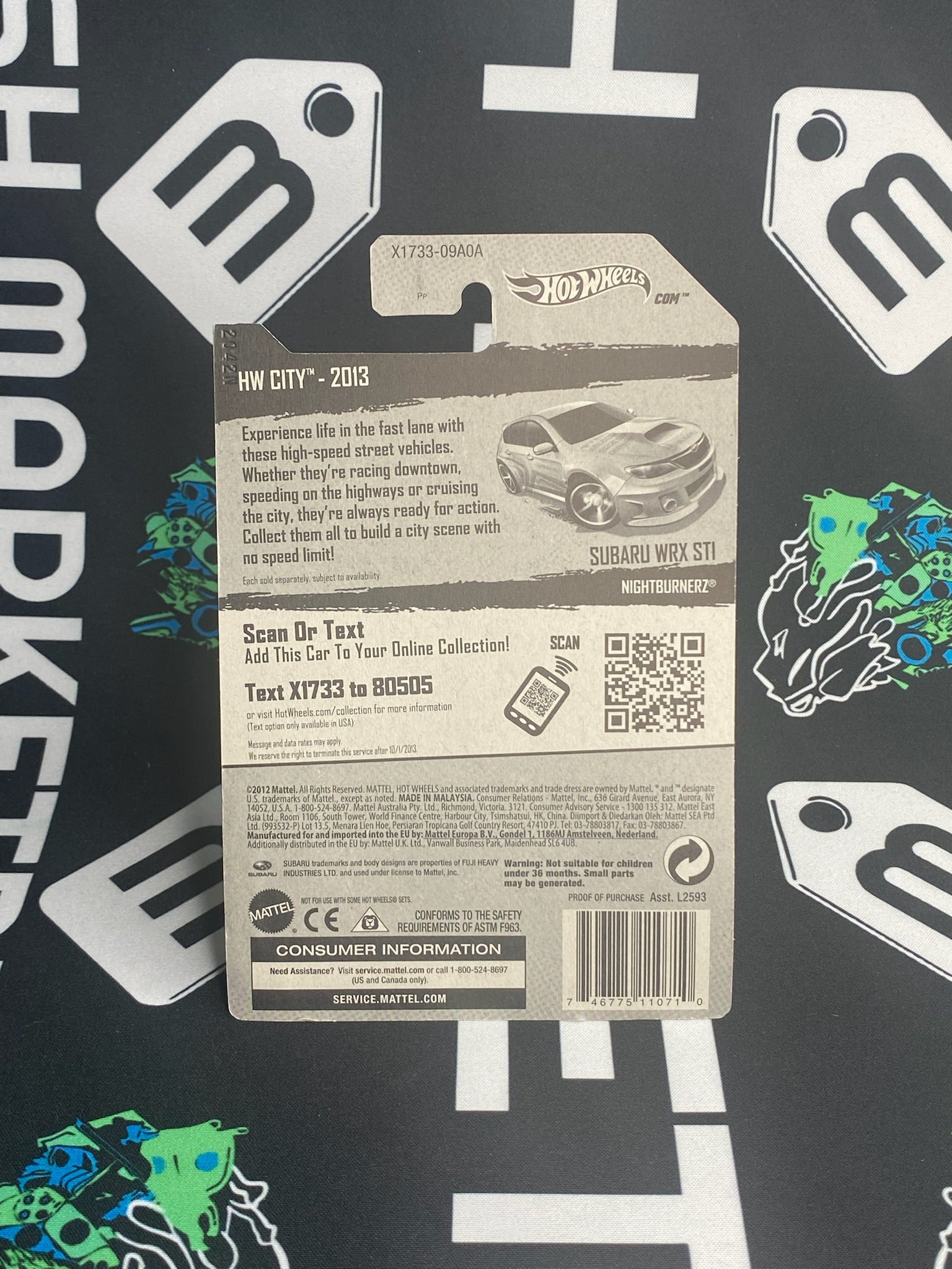 HOT WHEELS Subaru WRX STI