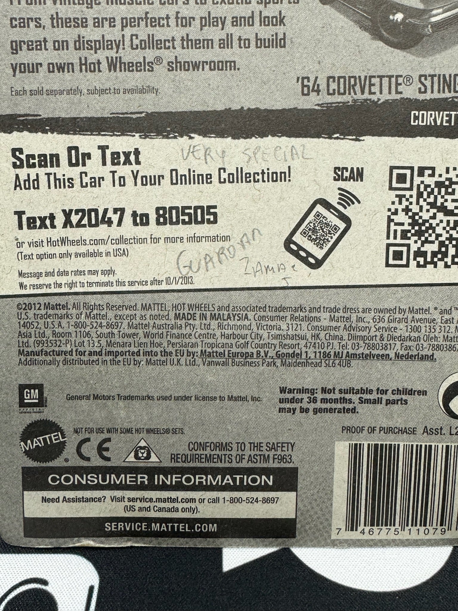 HOT WHEELS ‘64 Corvette Sting Ray