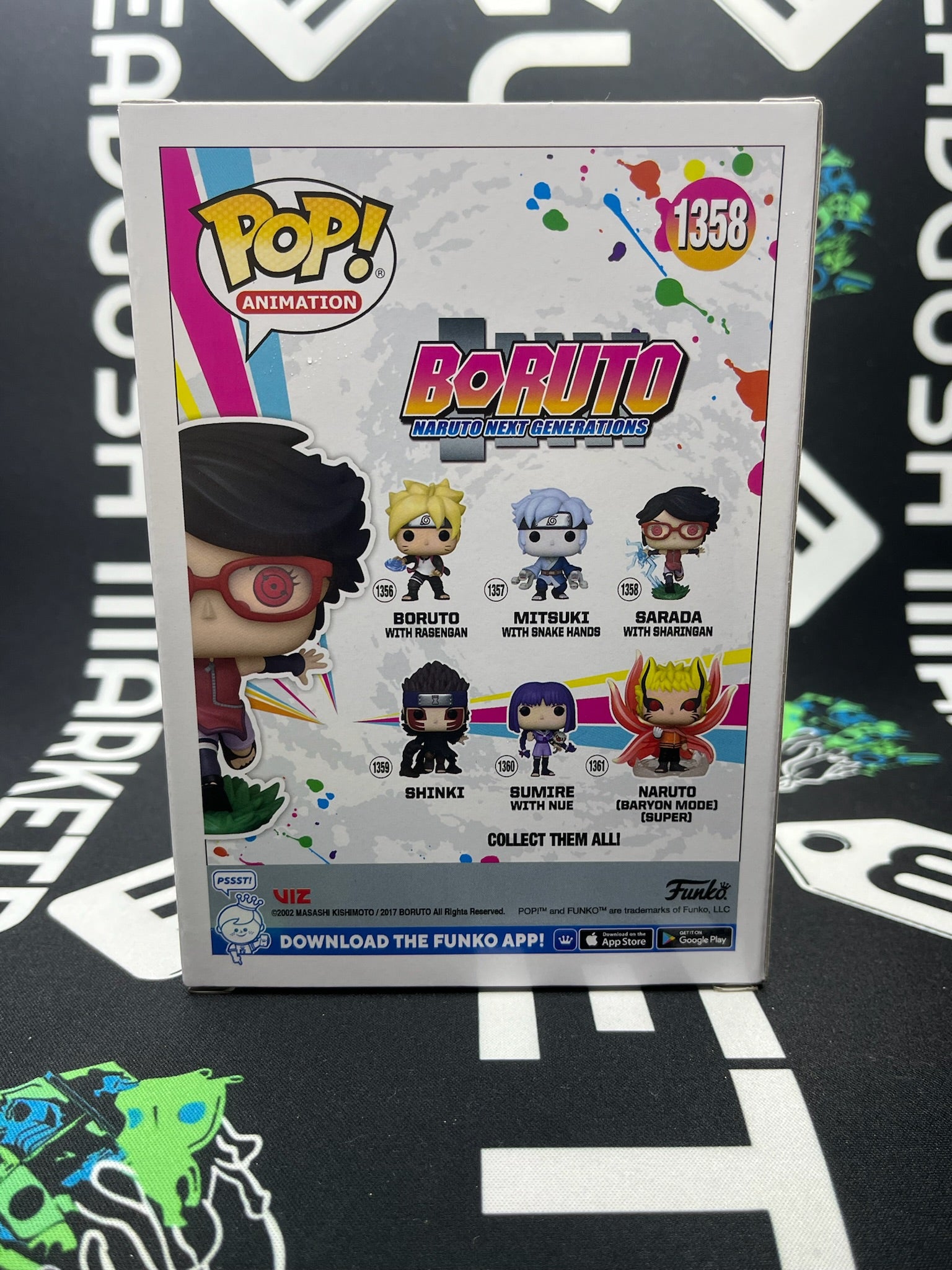 POP Sarada With Sharingan (Entertainment Earth)