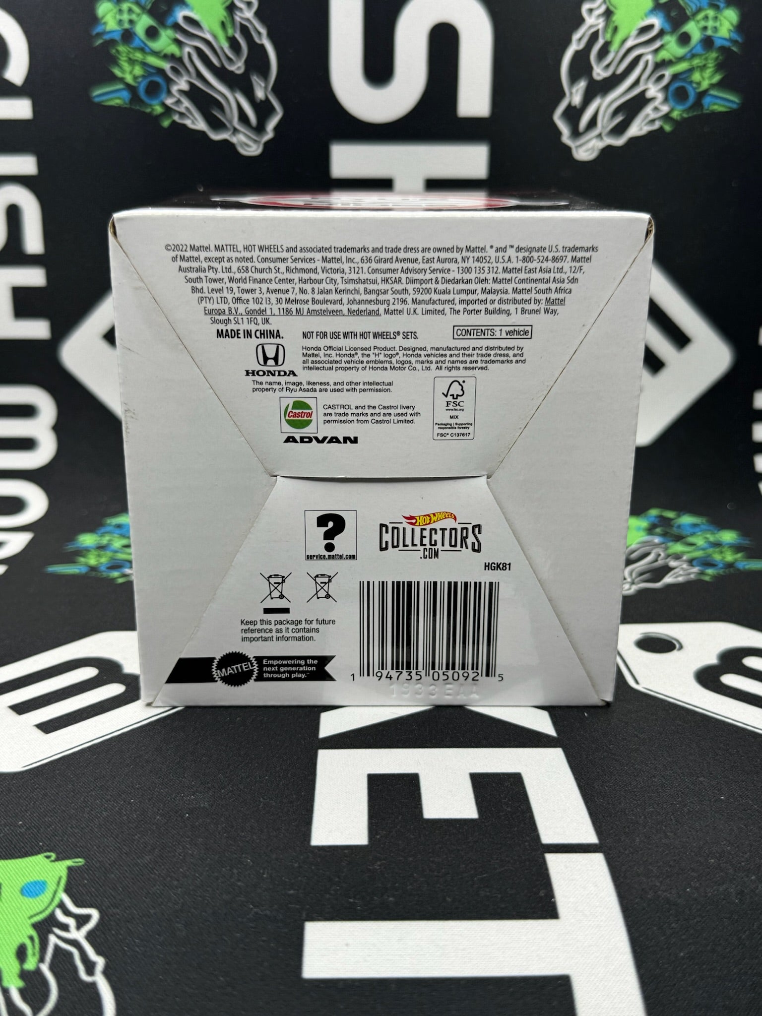 HOT WHEELS Ryu Asada’s 1994 NSX (RLC)