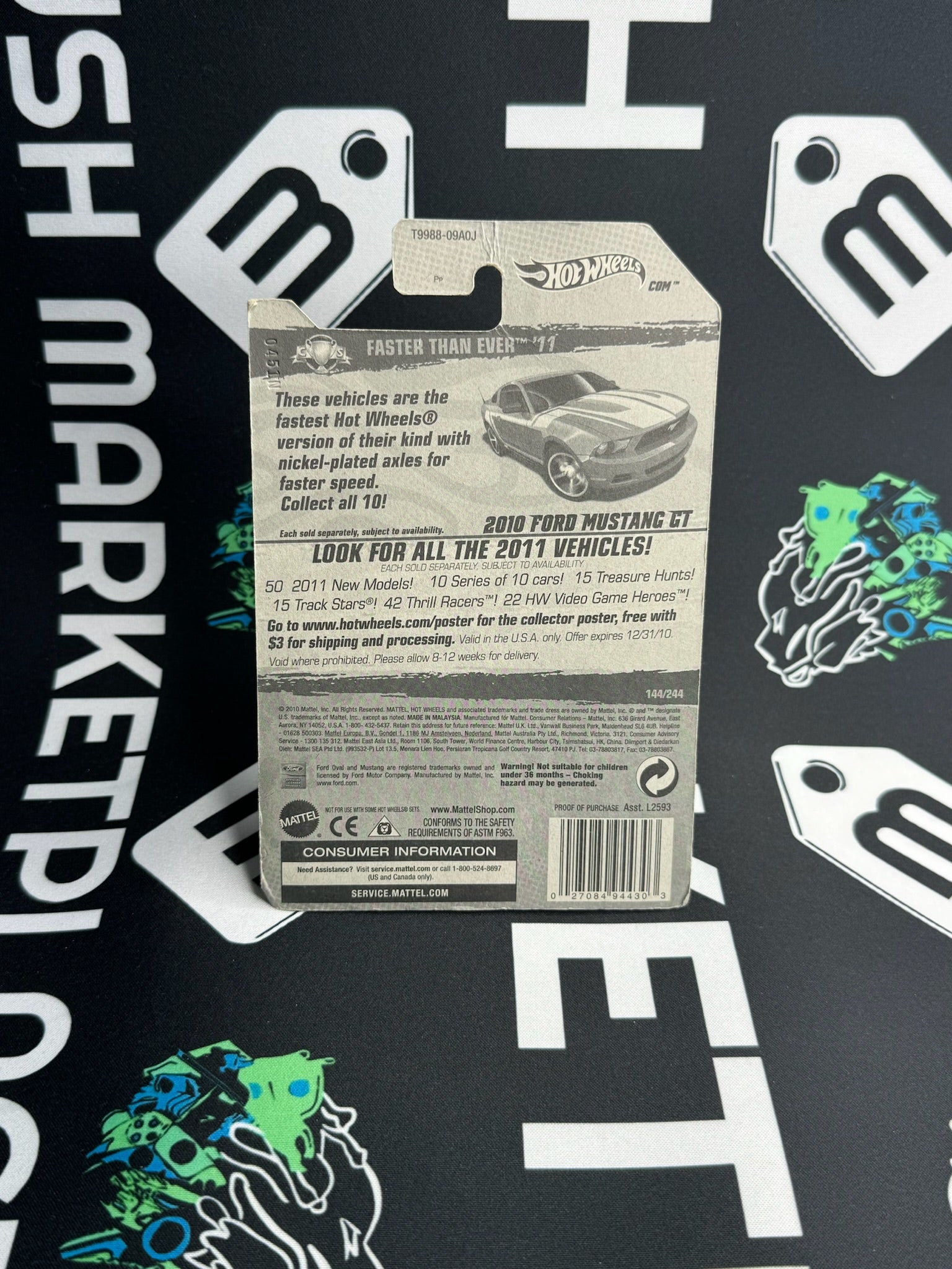 HOT WHEELS 2010 Ford Mustang GT