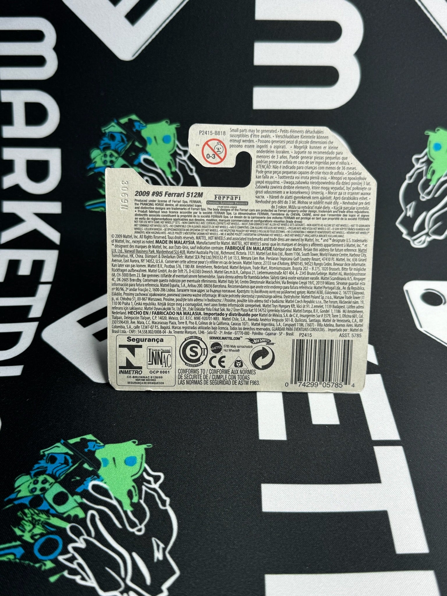 HOT WHEELS 2009 95 Ferrari 512M