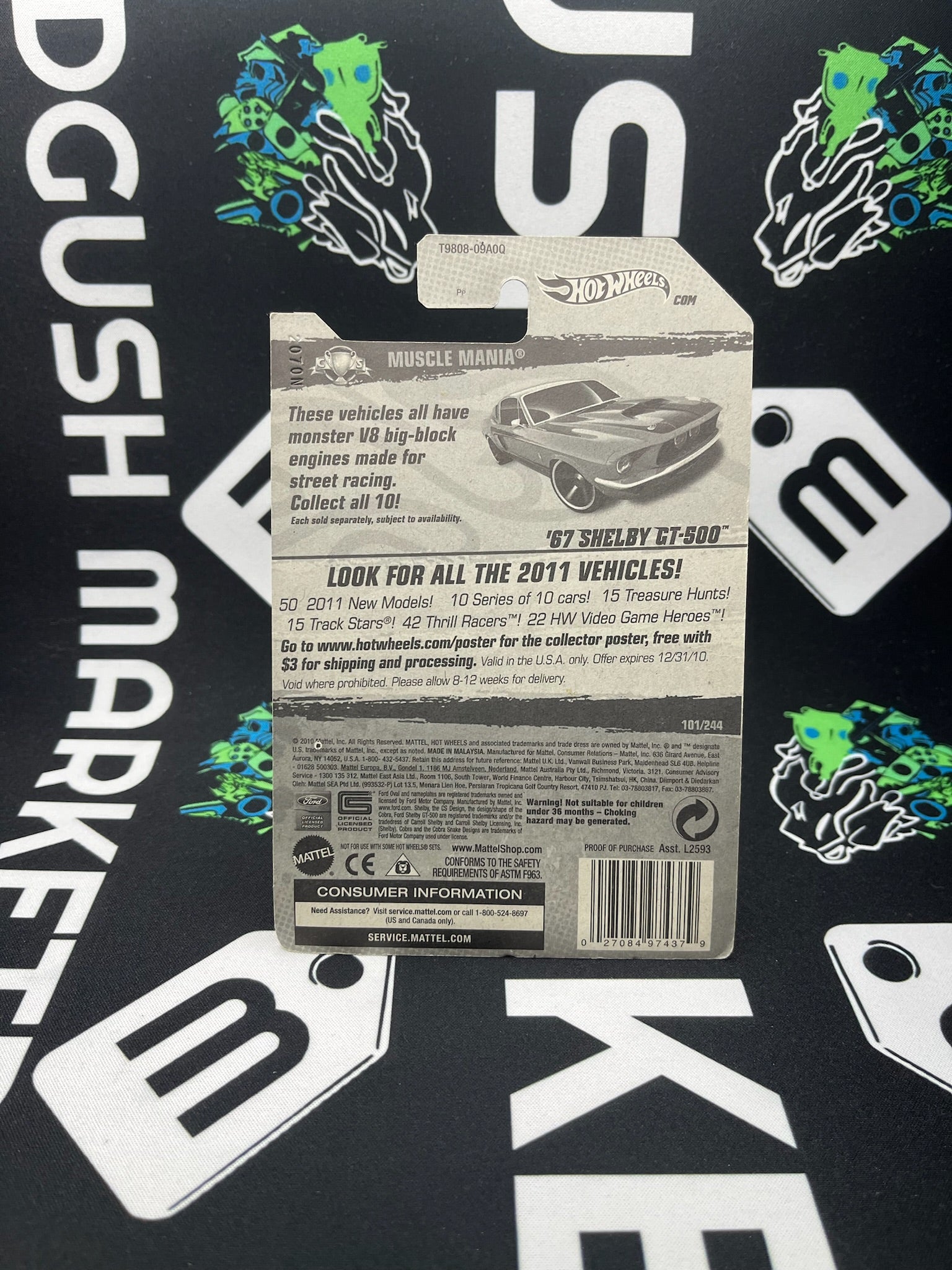 HOT WHEELS ‘67 Shelby GT-500 - Red