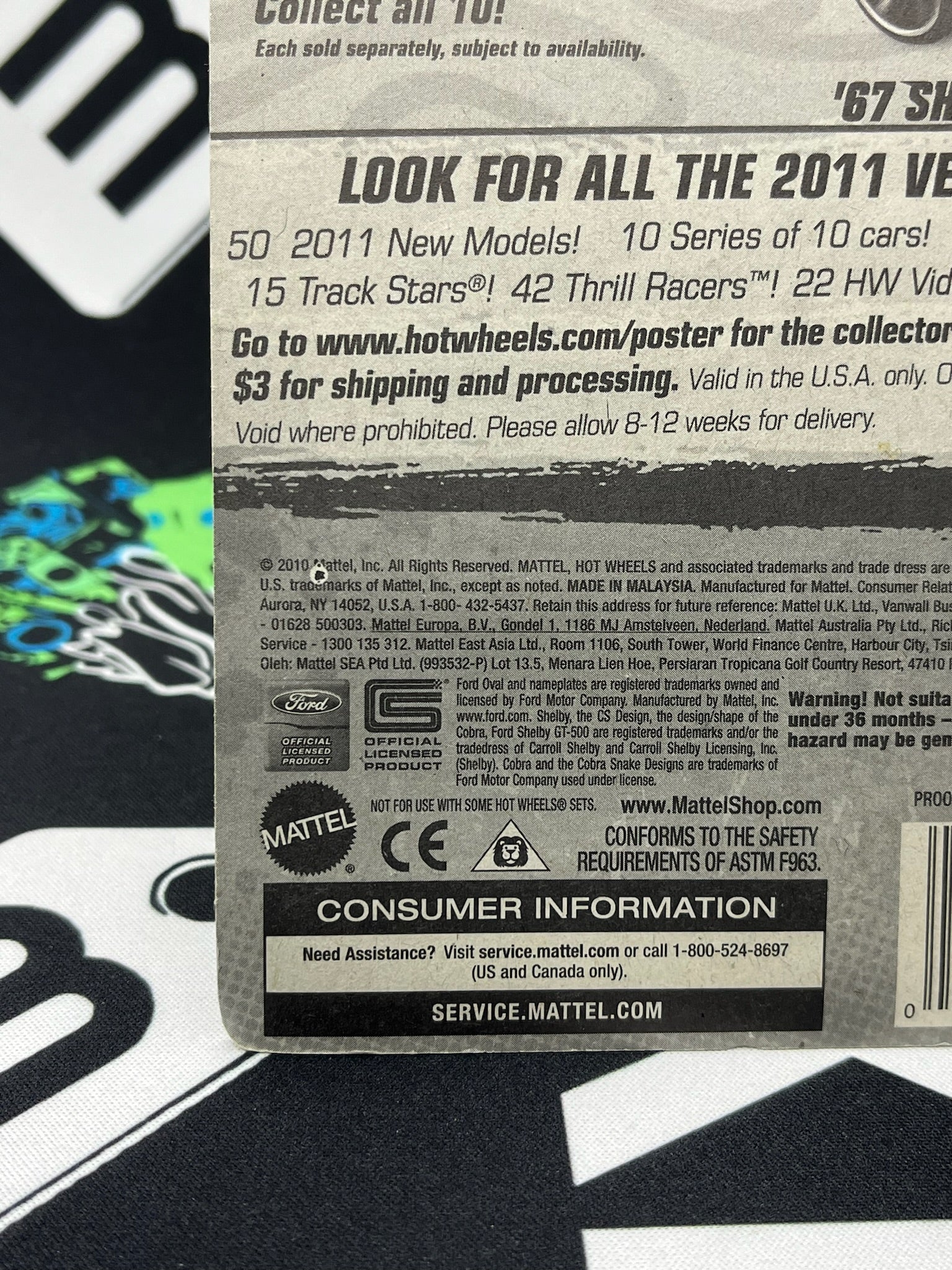 HOT WHEELS ‘67 Shelby GT-500 - Red