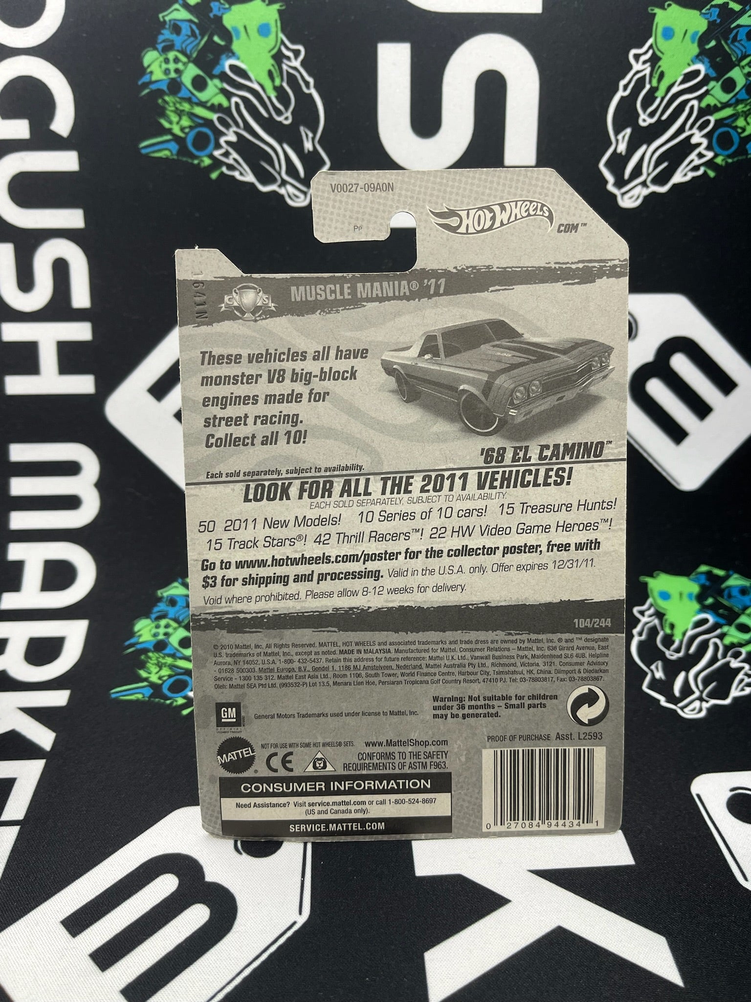 HOT WHEELS ‘68 El Camino - Orange