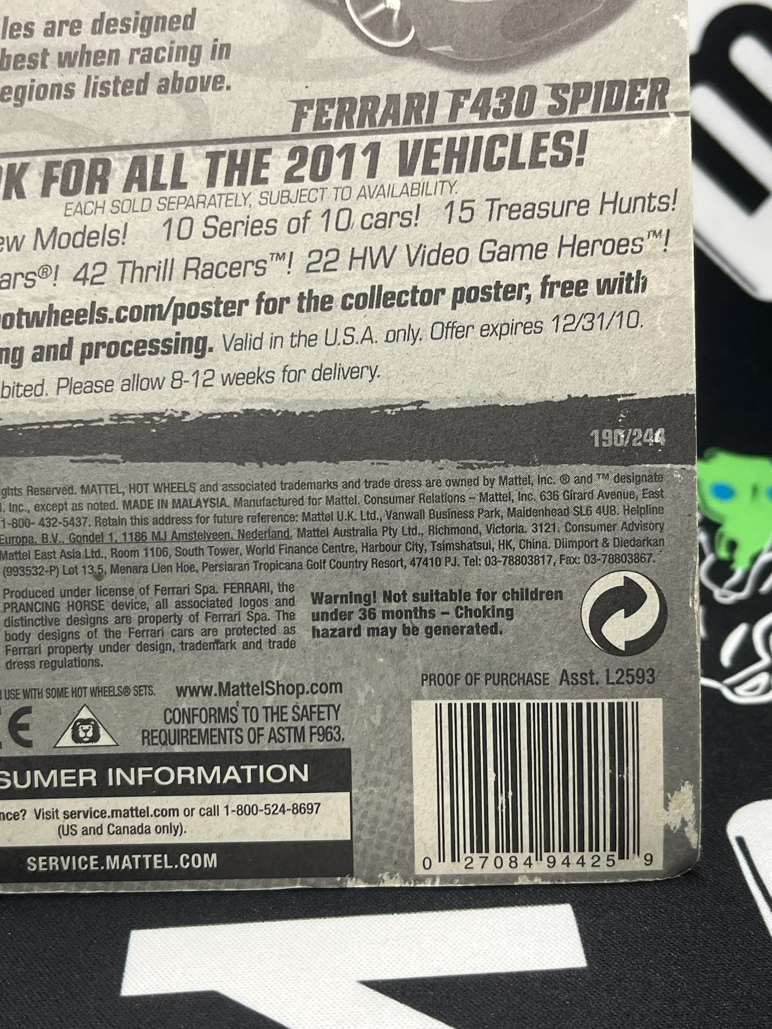 HOT WHEELS Ferrari F430 Spider