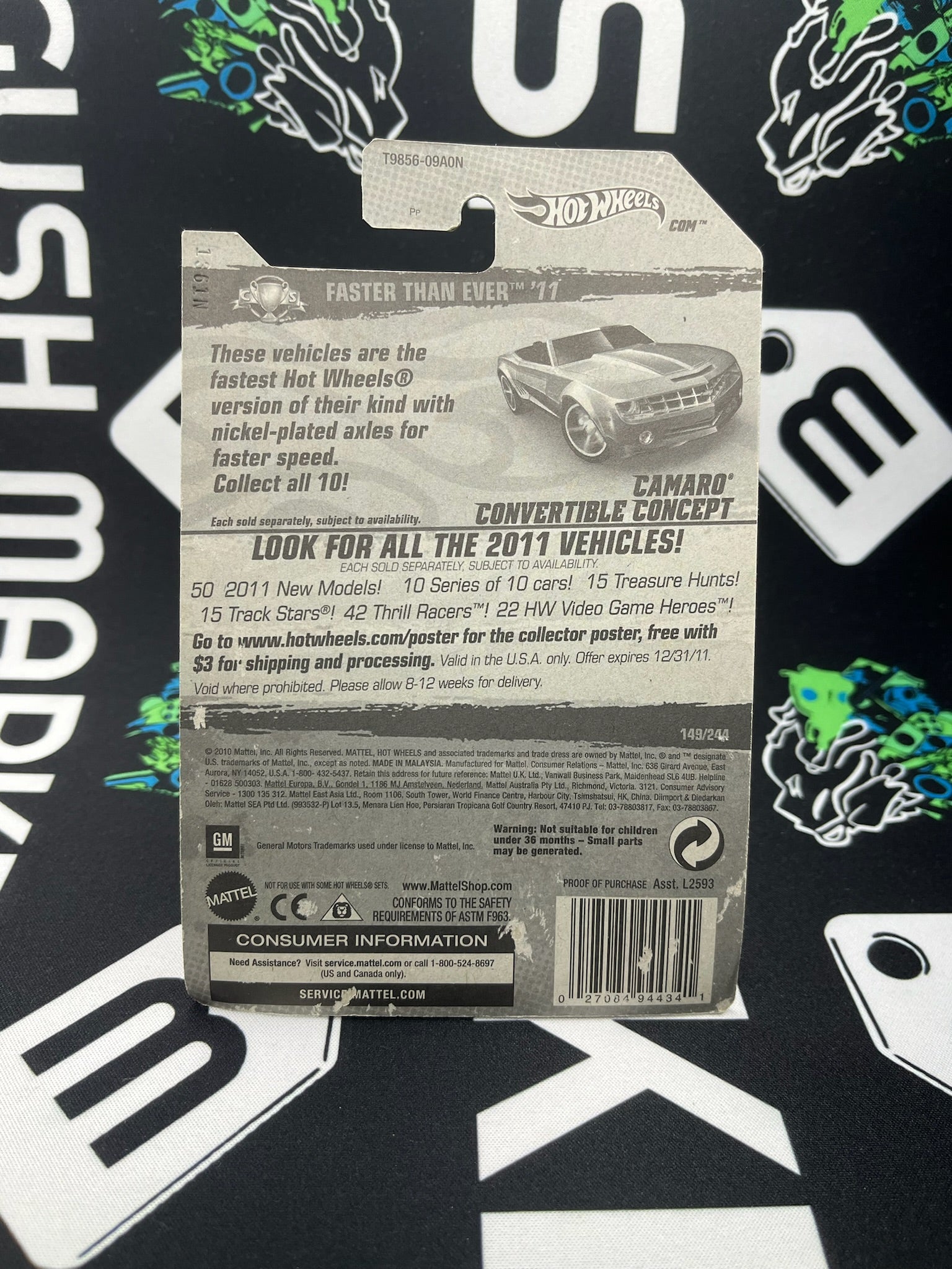 HOT WHEELS Camaro Convertible Concept