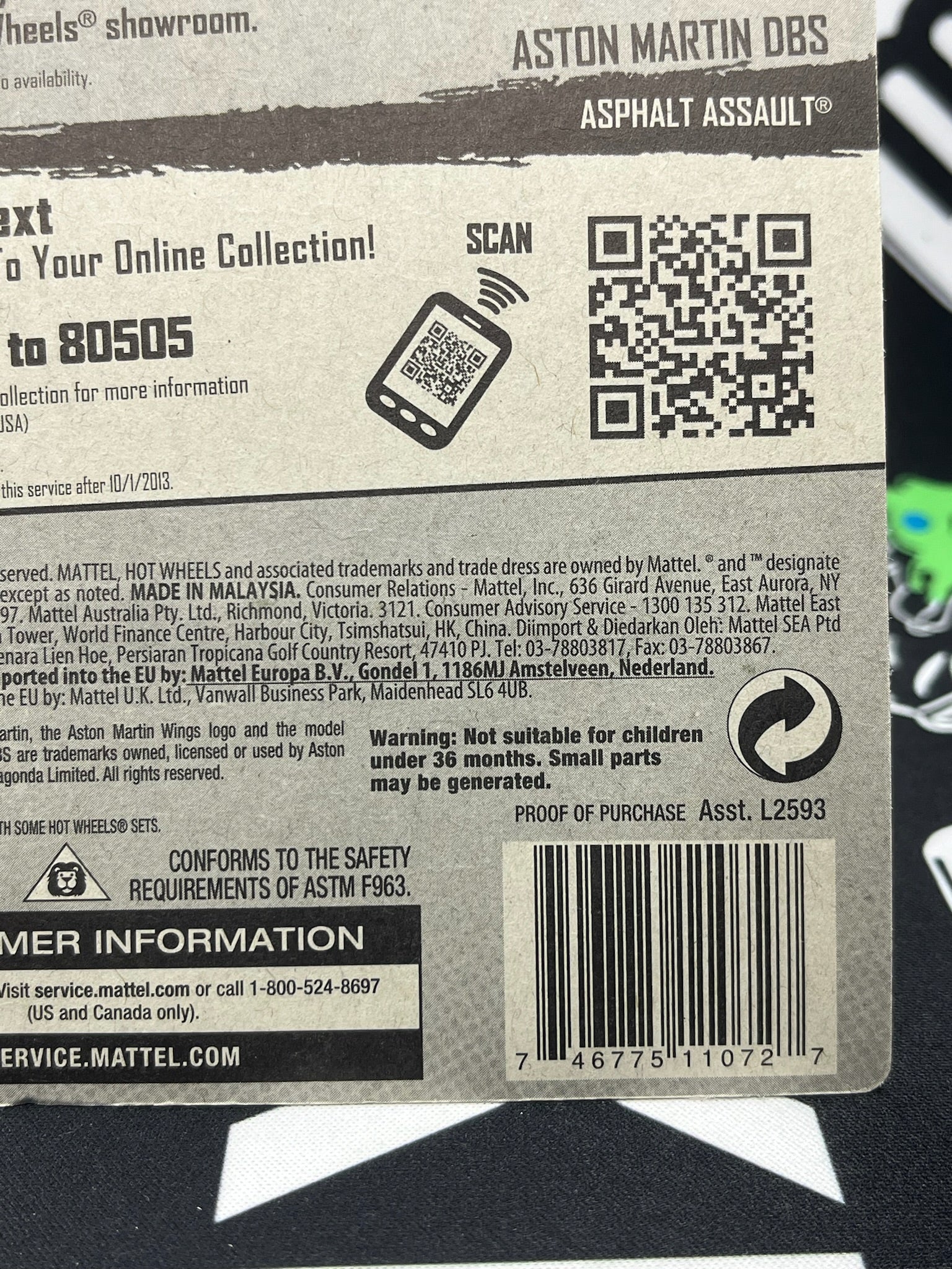 HOT WHEELS Aston Martin DBS