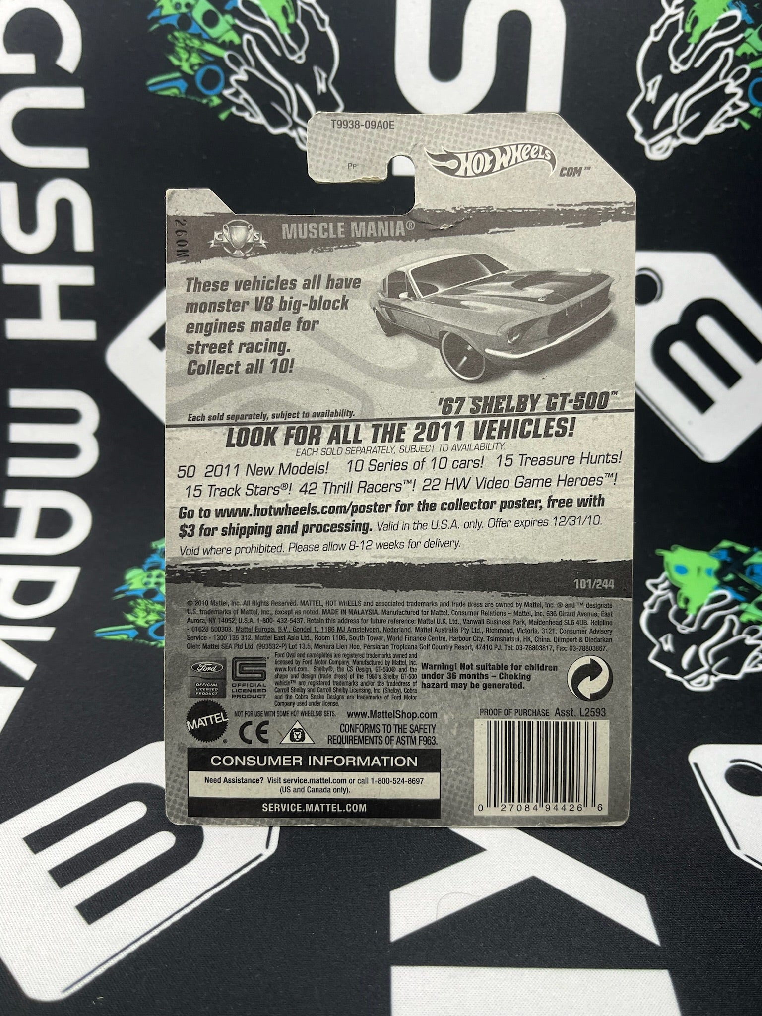 HOT WHEELS ‘67 Shelby GT-500 - Gold