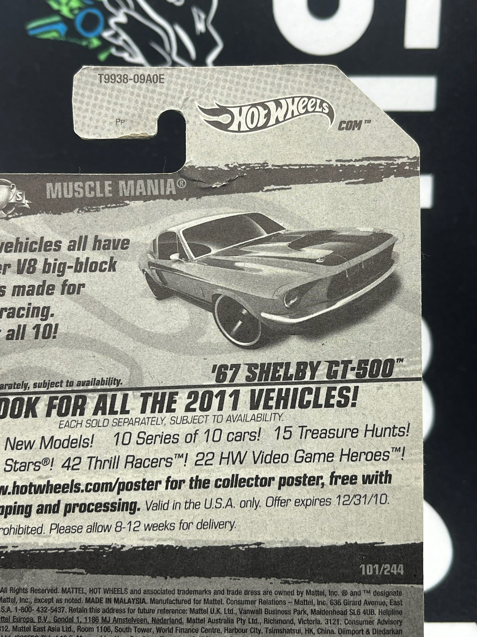 HOT WHEELS ‘67 Shelby GT-500 - Gold