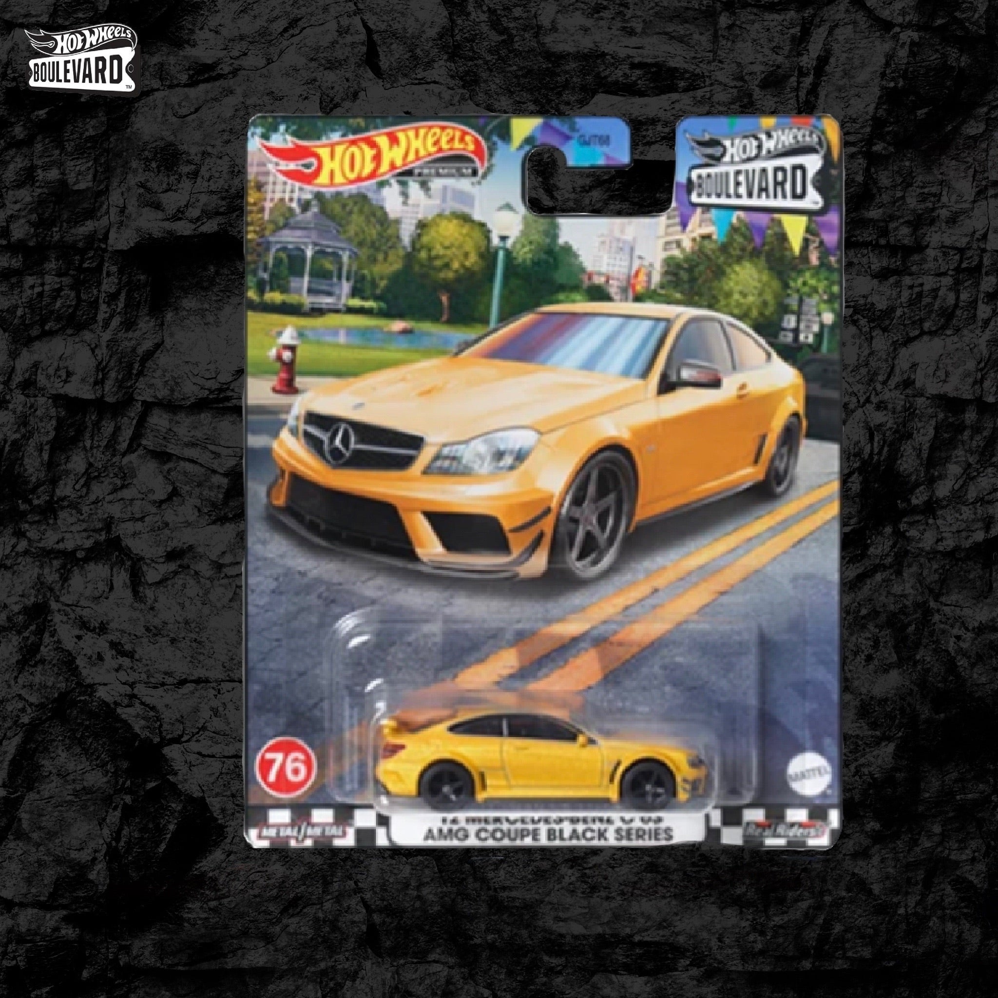 HOT WHEELS Boulevard - ‘12 Mercedes Benz C 63 AMG Coupe Black Series
