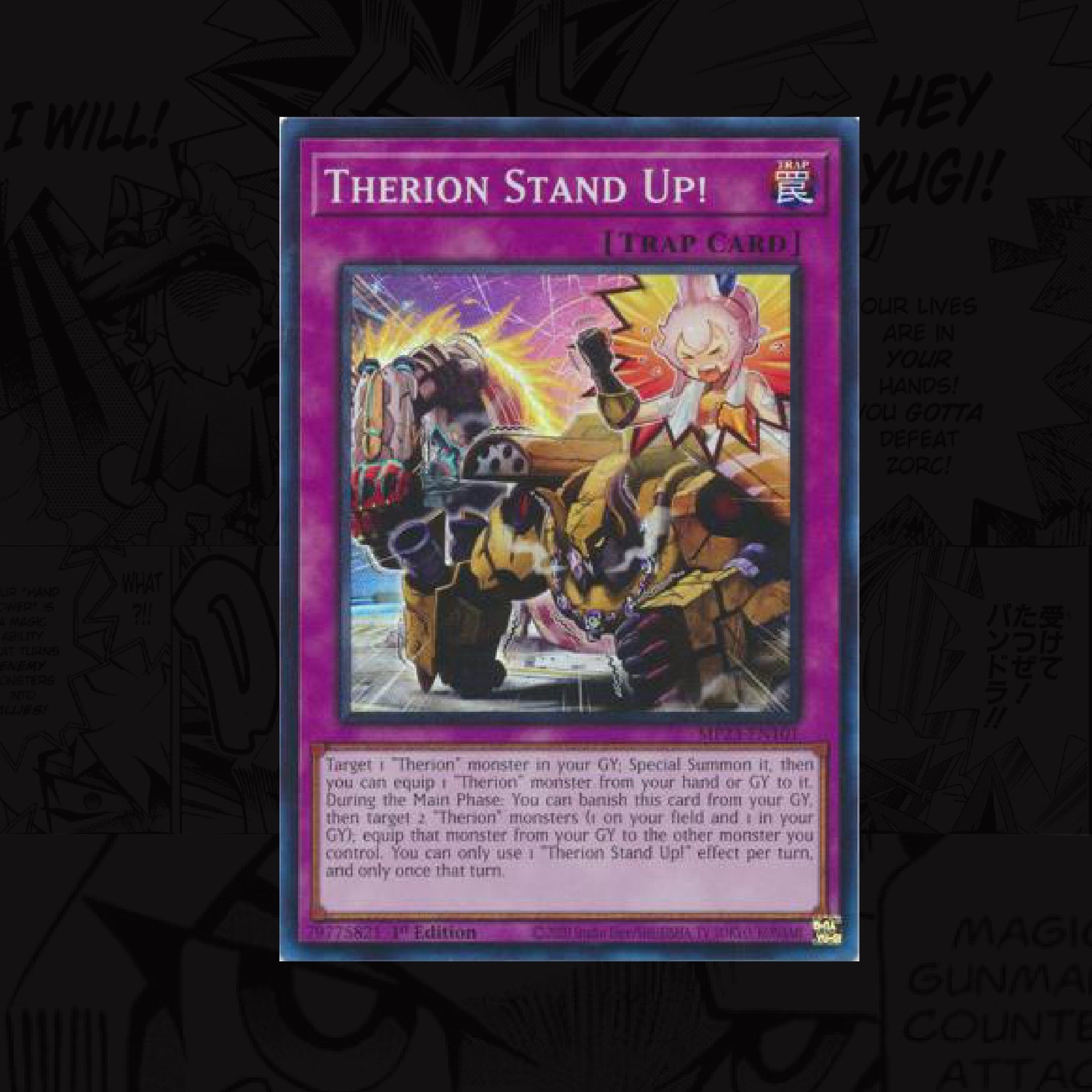 YUGIOH Therion Stand Up