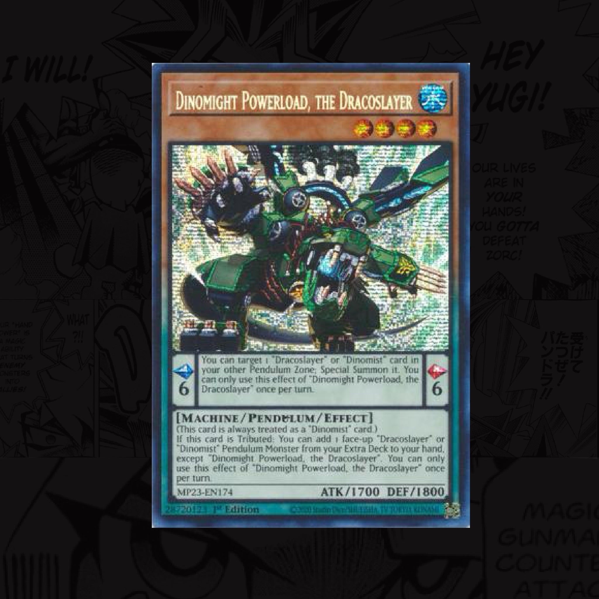 YUGIOH Dinomight Powerload, The Dracoslayer