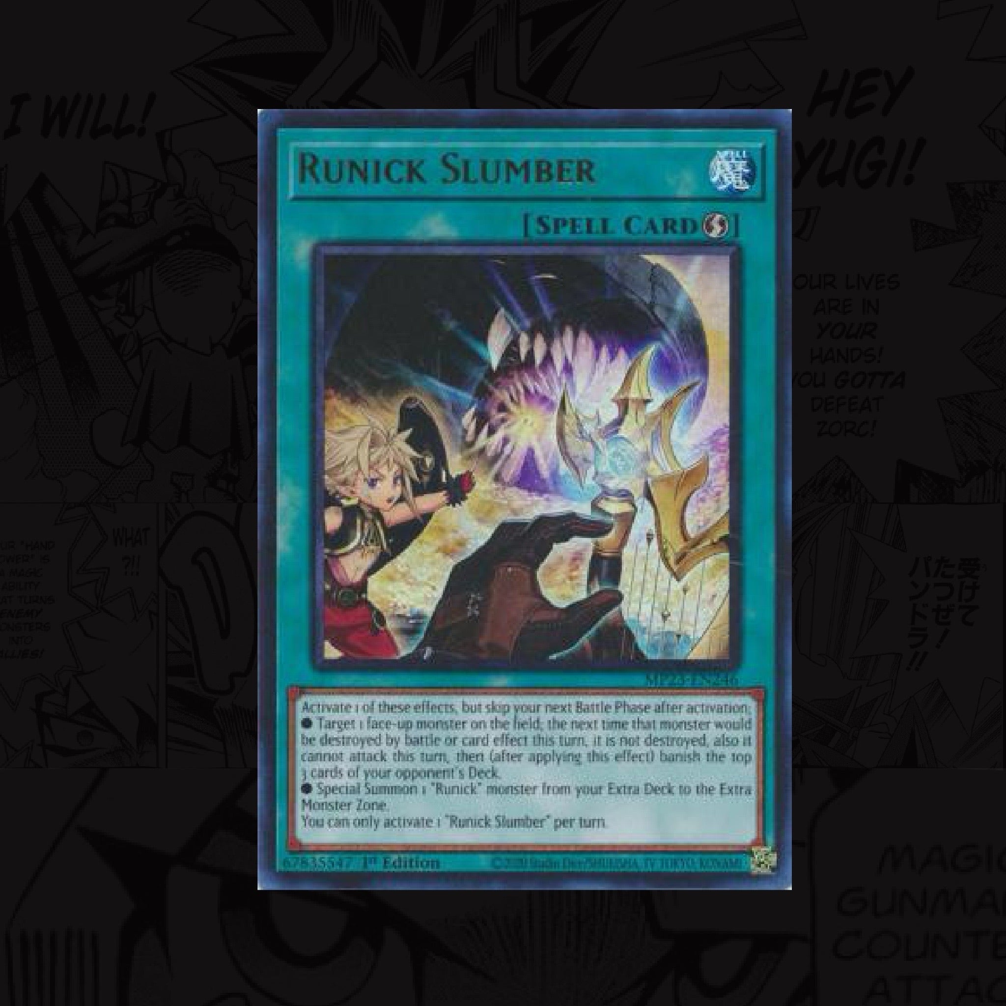 YUGIOH Runick Slumber