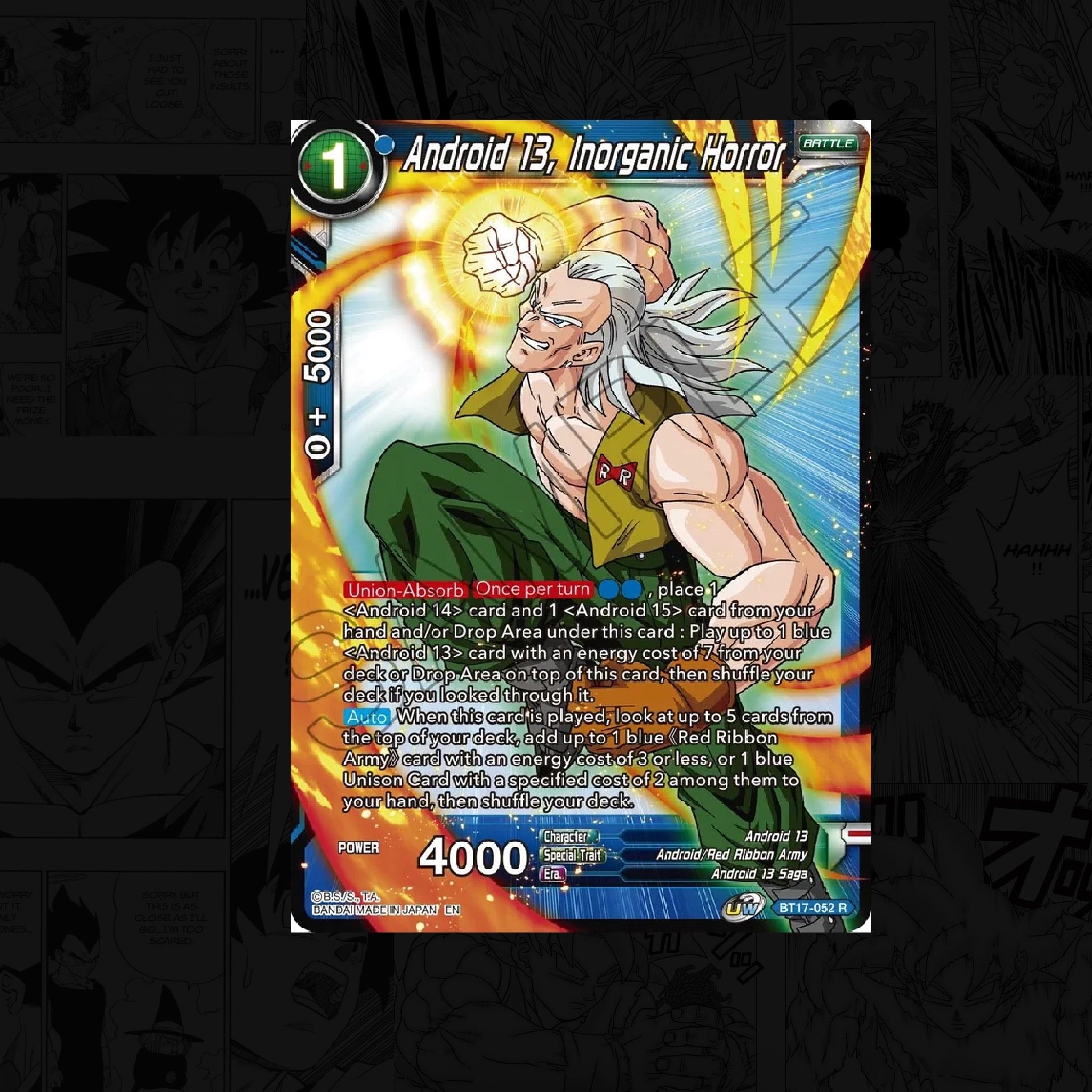 DRAGON BALL SUPER Android 13, Inorganic Horror