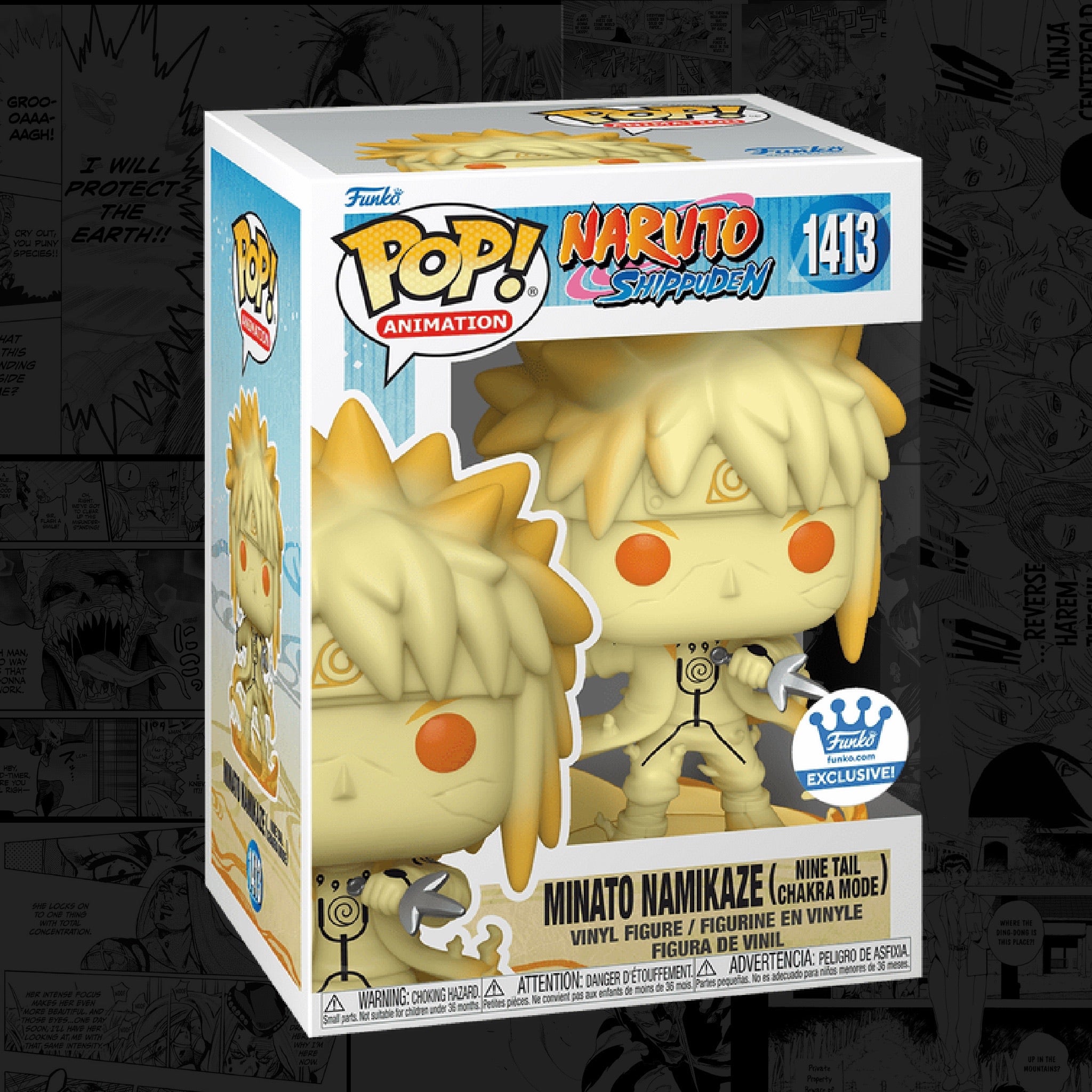 POP Minato Namikaze ‘Nine Tail Chakra Mode’ (Funko)