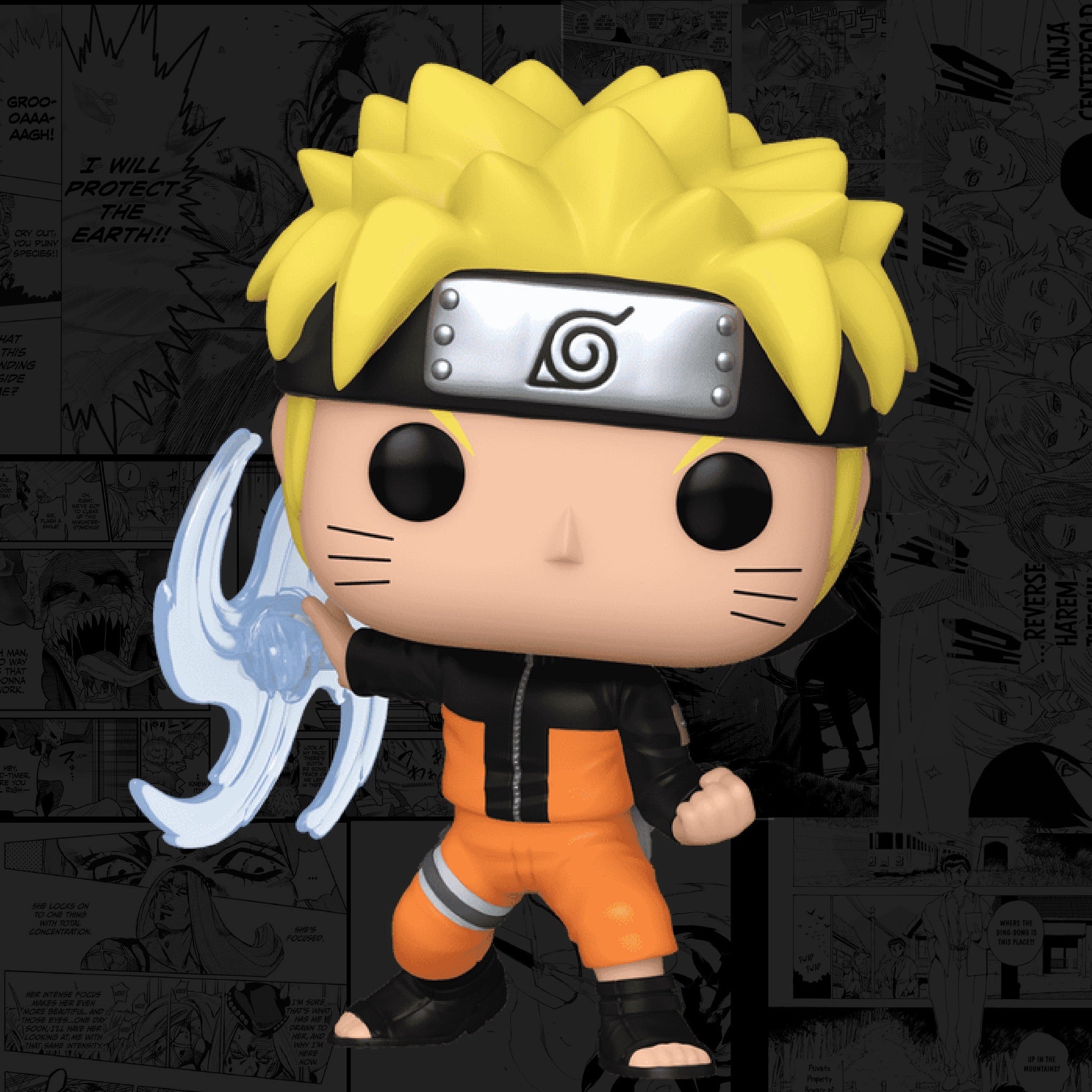 POP Naruto Uzumaki With Rasenshuriken (Funko)