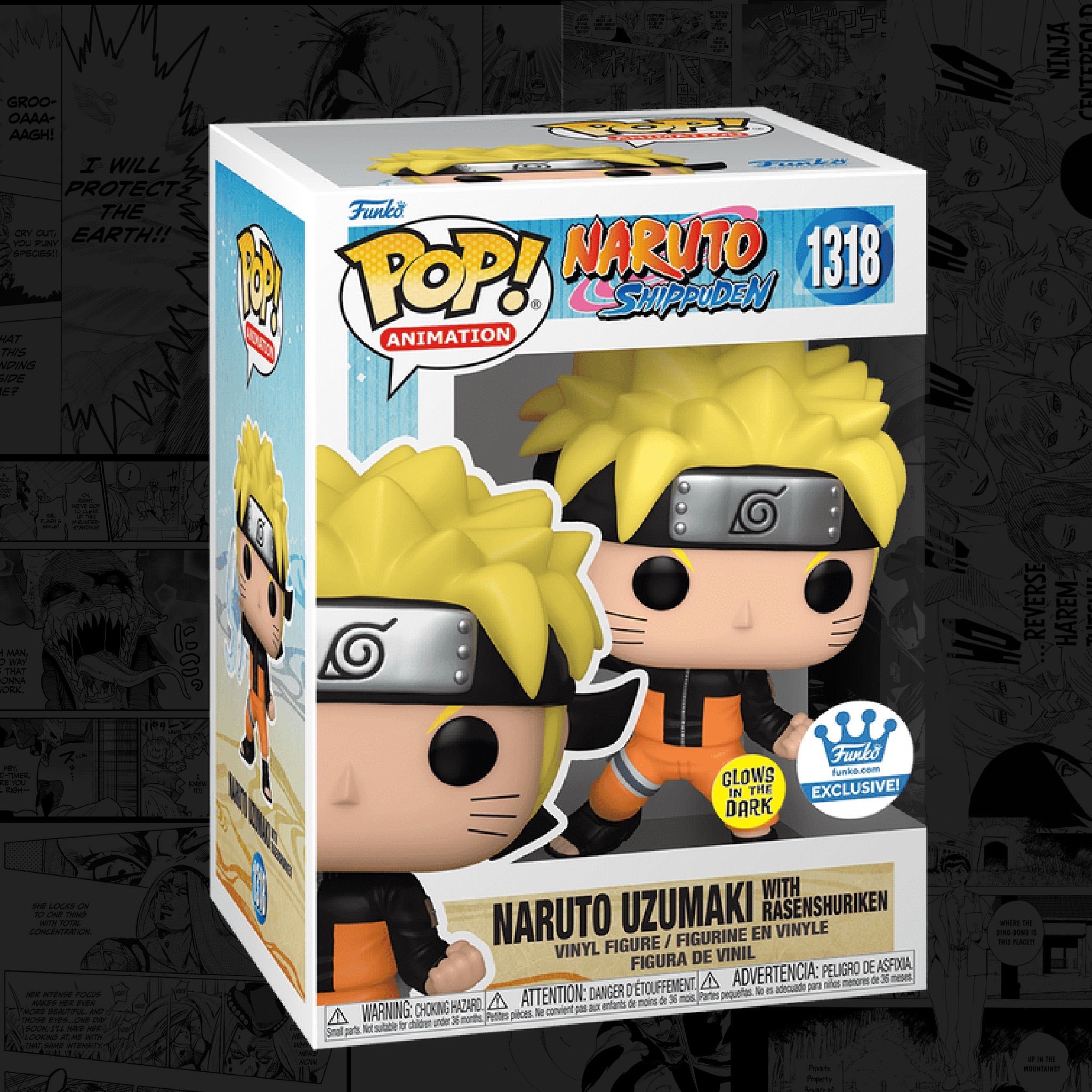 POP Naruto Uzumaki With Rasenshuriken (Funko)