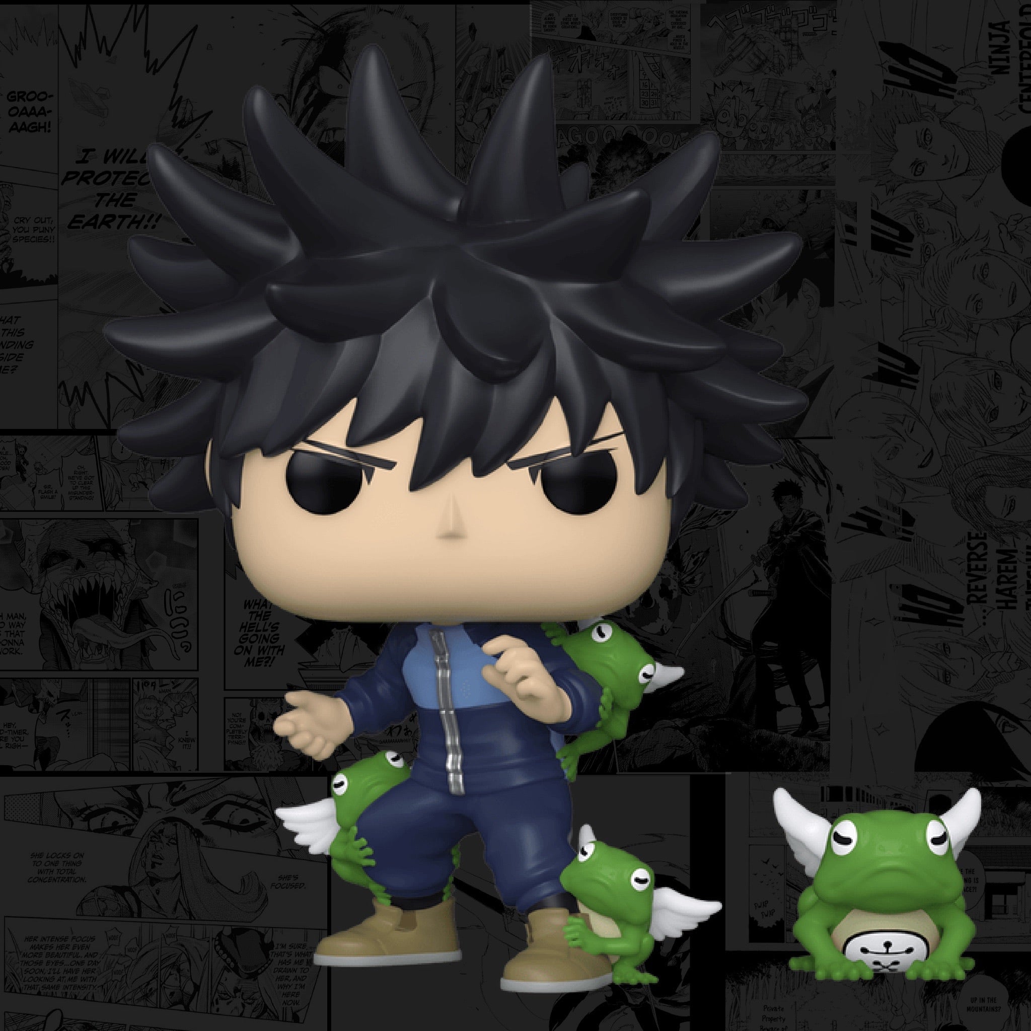 POP Megumi Fushiguro With Toads (Barnes N Noble)