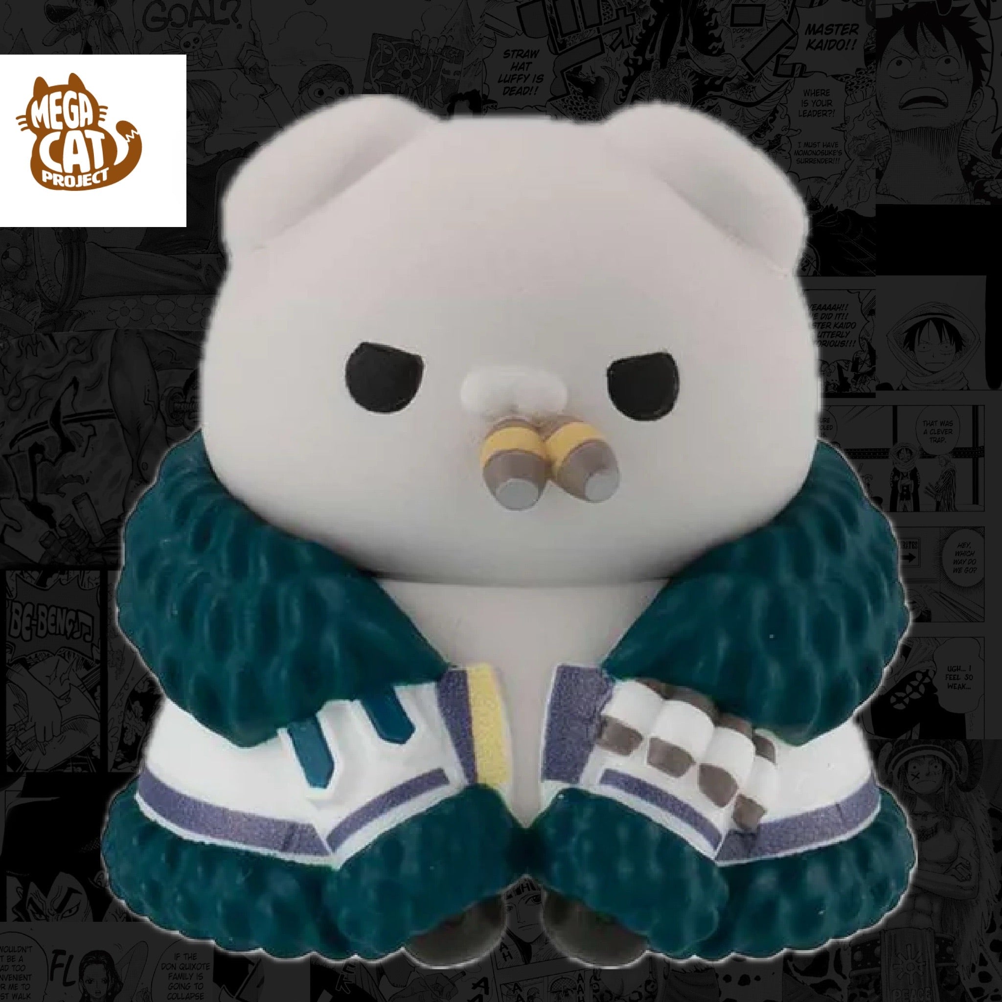 Pre Order MEGA CAT PROJECT Luffy vs Navy Edition