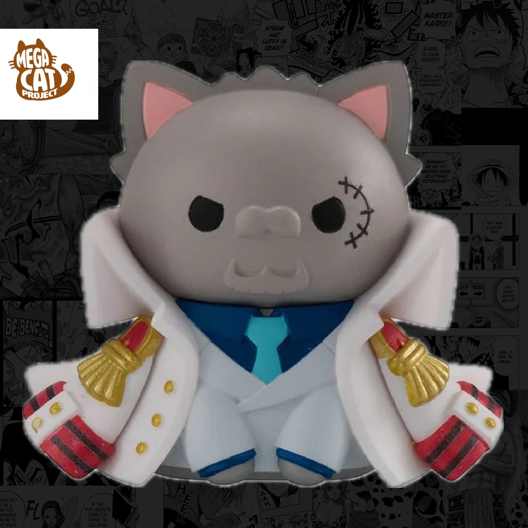 Pre Order MEGA CAT PROJECT Luffy vs Navy Edition