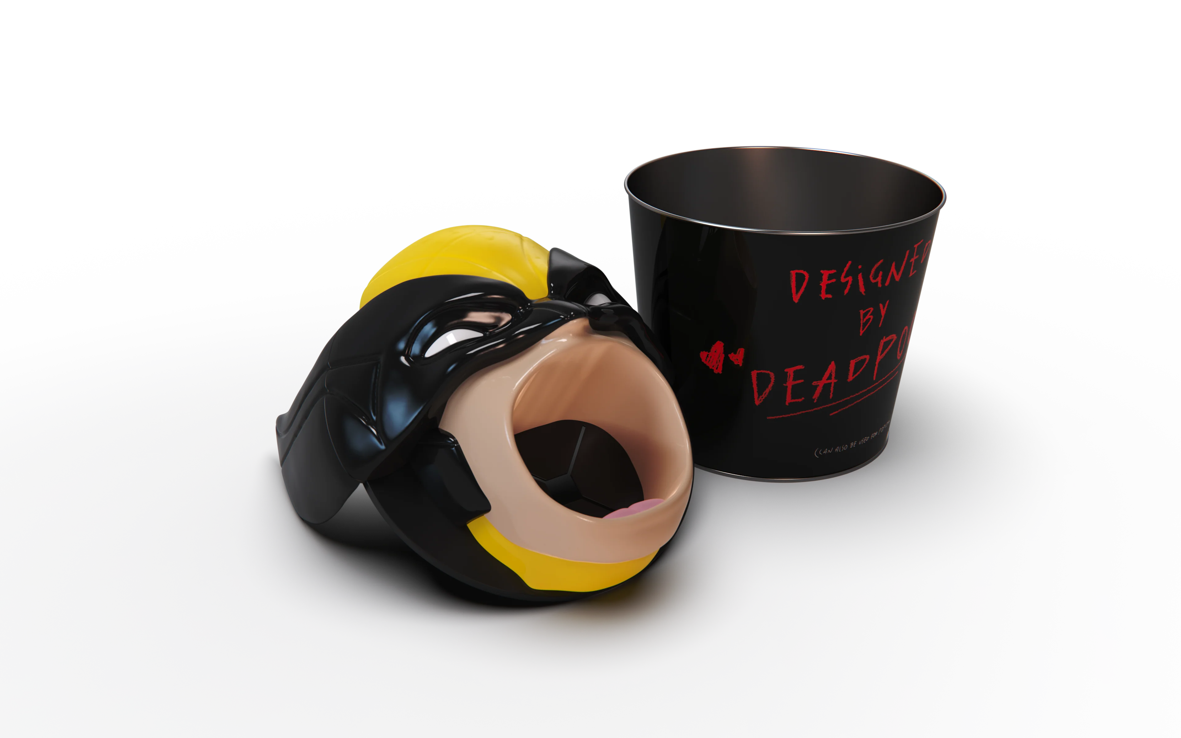 AMC THEATRES Wolverine Popcorn Container designed by Deadpool