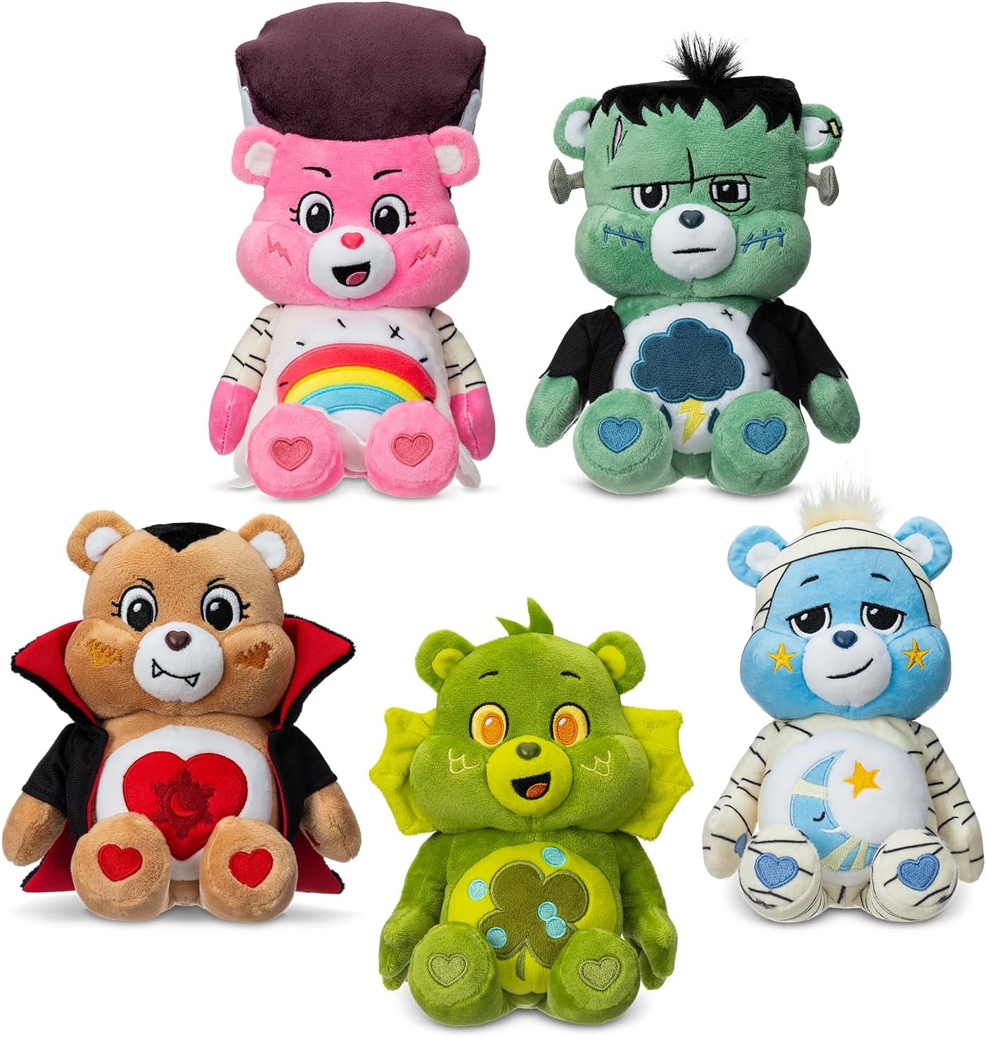 Pre Order CARE BEARS Cheer Bear as Bride of Frankenstein - Universal Monsters