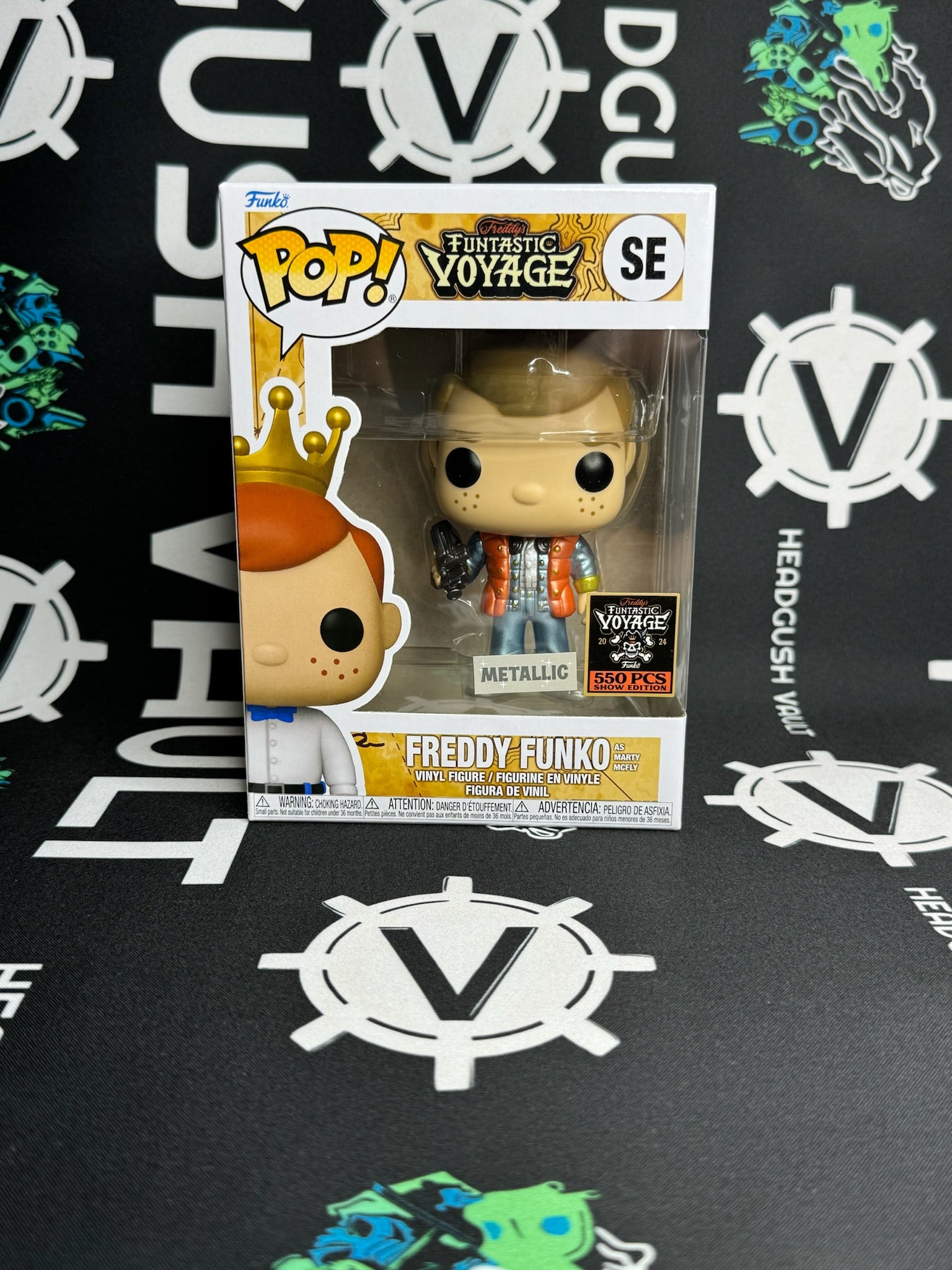 POP Freddy Funko As Marty McFly (Funtastic Voyage - FunDays) - Metallic