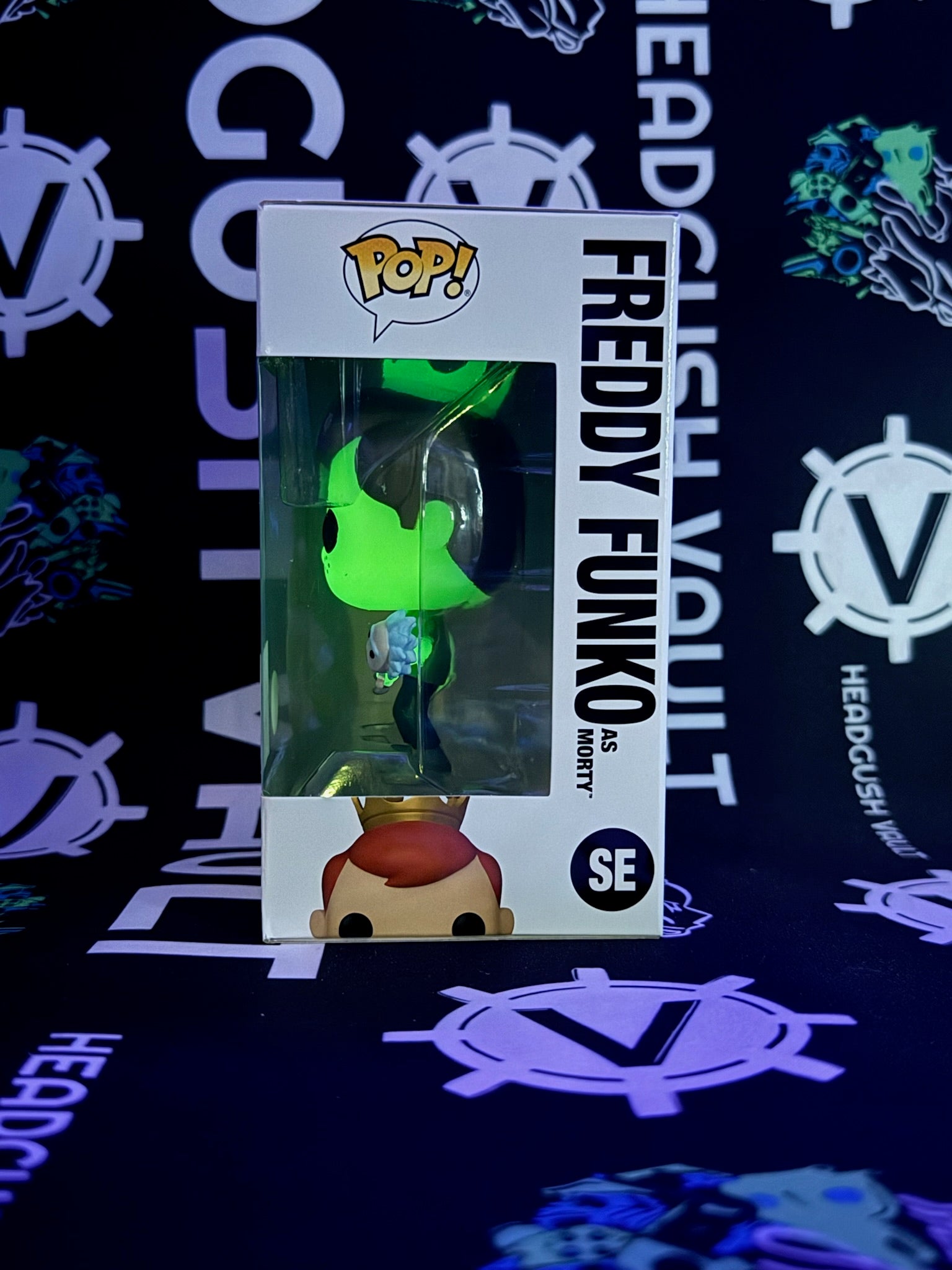 POP Freddy Funko As Morty (Funtastic Voyage - Box of Fun) - Glow In The Dark