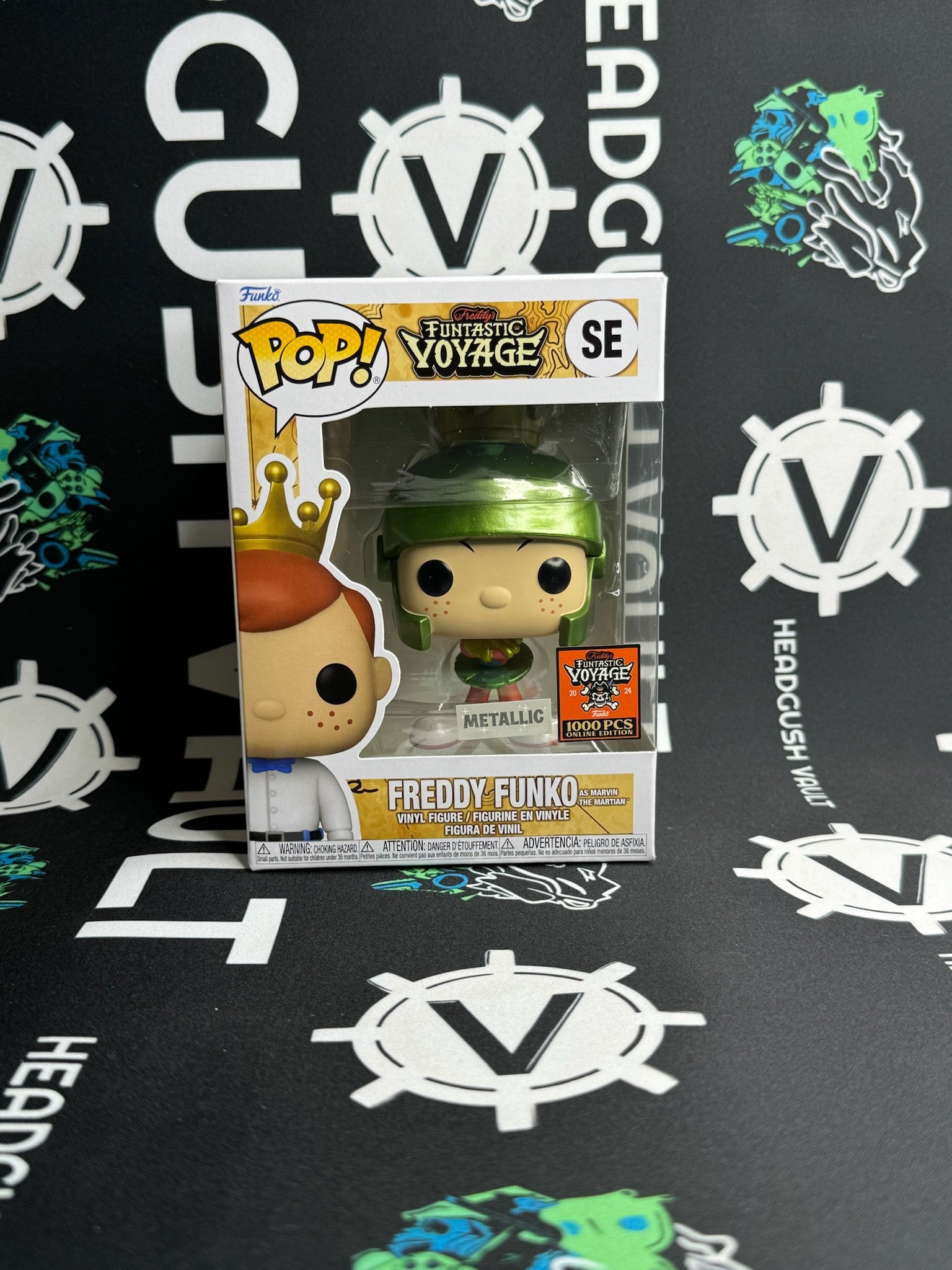POP Freddy Funko As Marvin The Martian (Funtastic Voyage - Box Of Fun) - Metallic