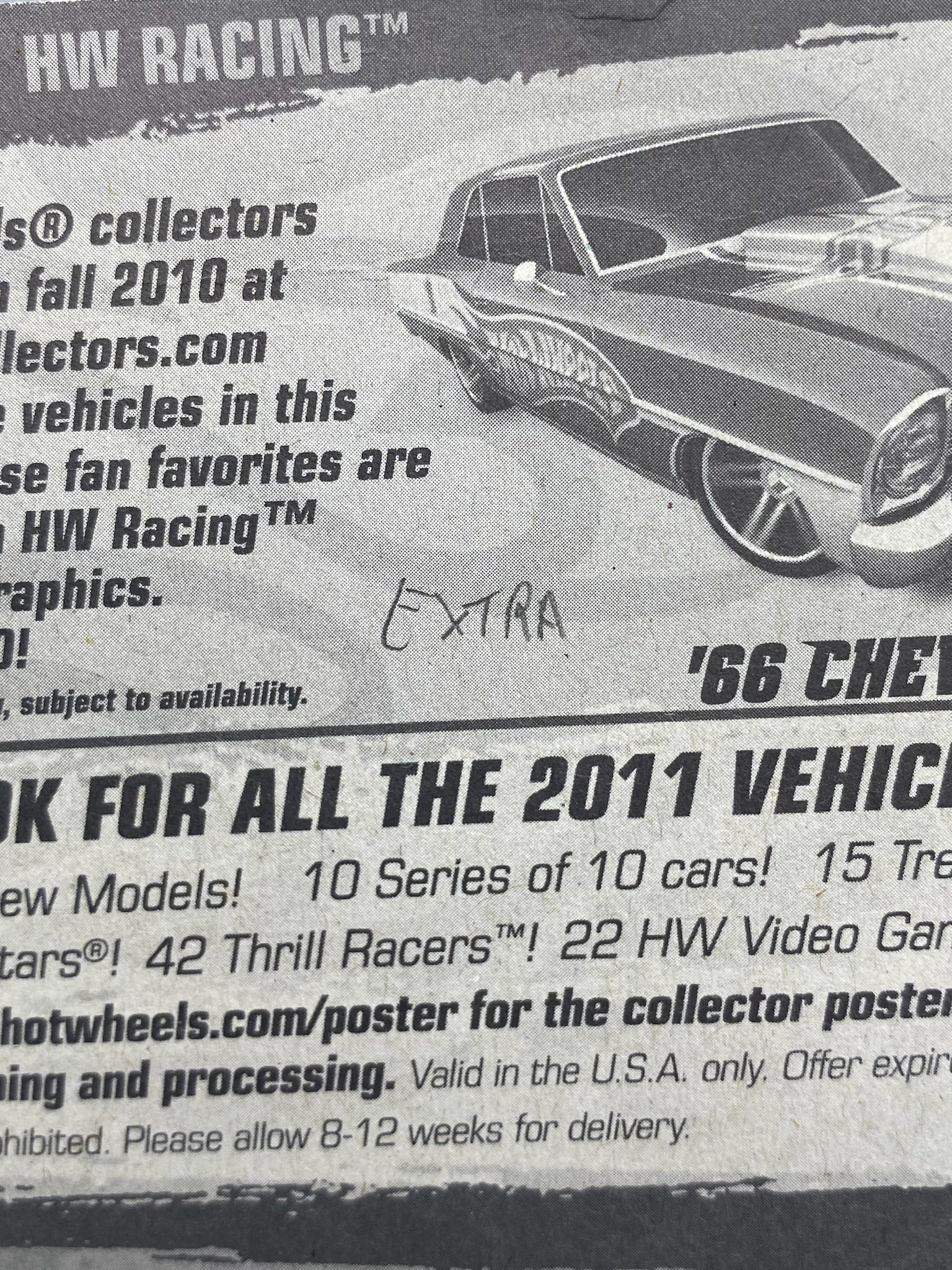 HOT WHEELS ‘66 Chevy Nova - Blue