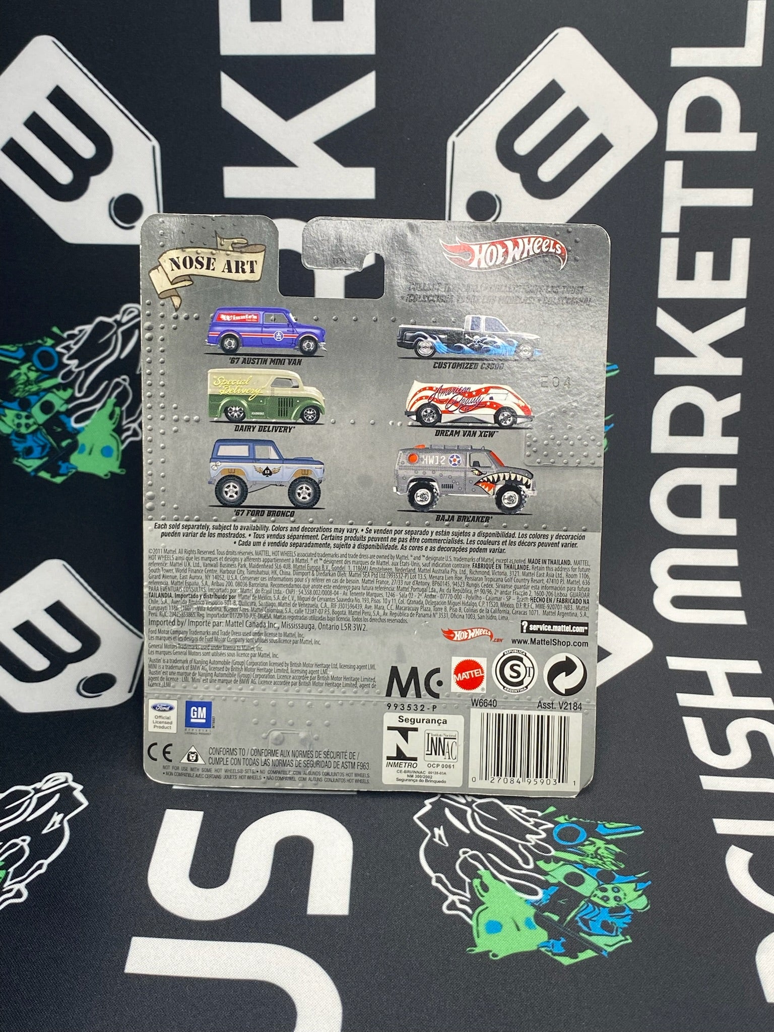 HOT WHEELS Dairy Delivery - Nose Art